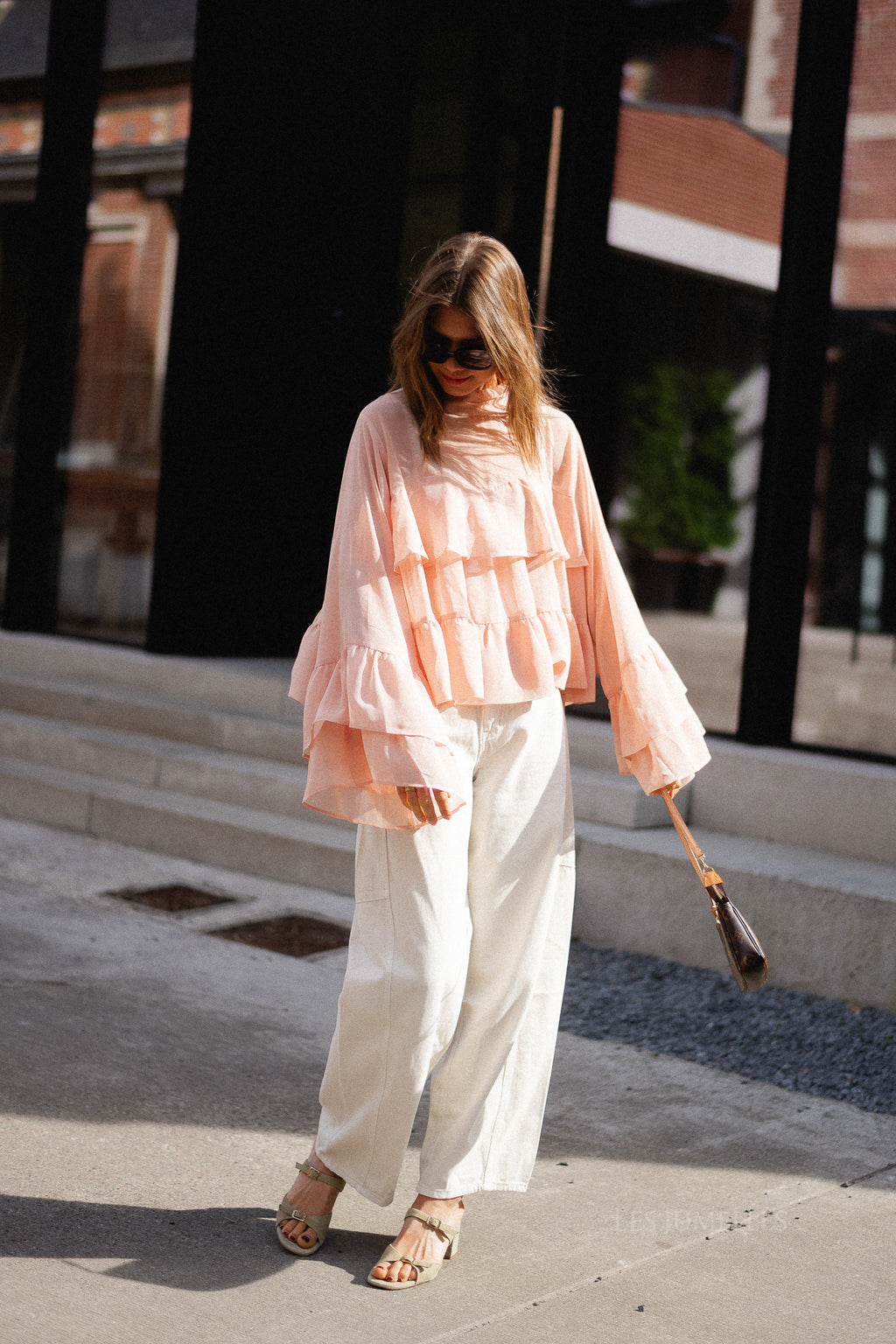 GZChiffany blouse maple sugar