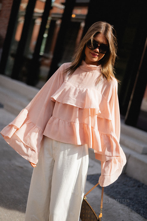 GZChiffany blouse maple sugar