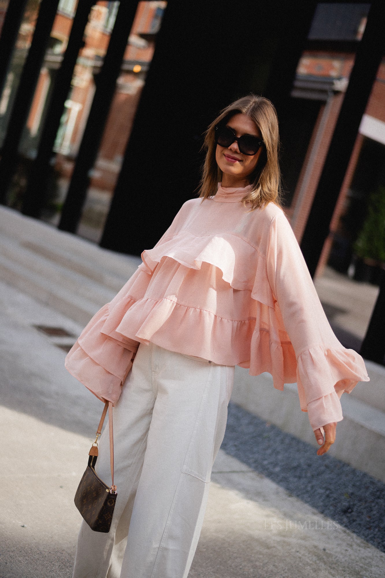 GZChiffany blouse maple sugar