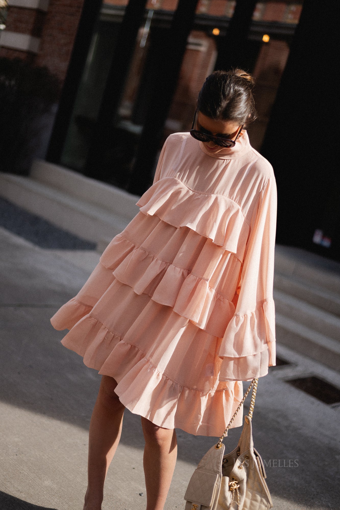 GZChiffany dress maple sugar