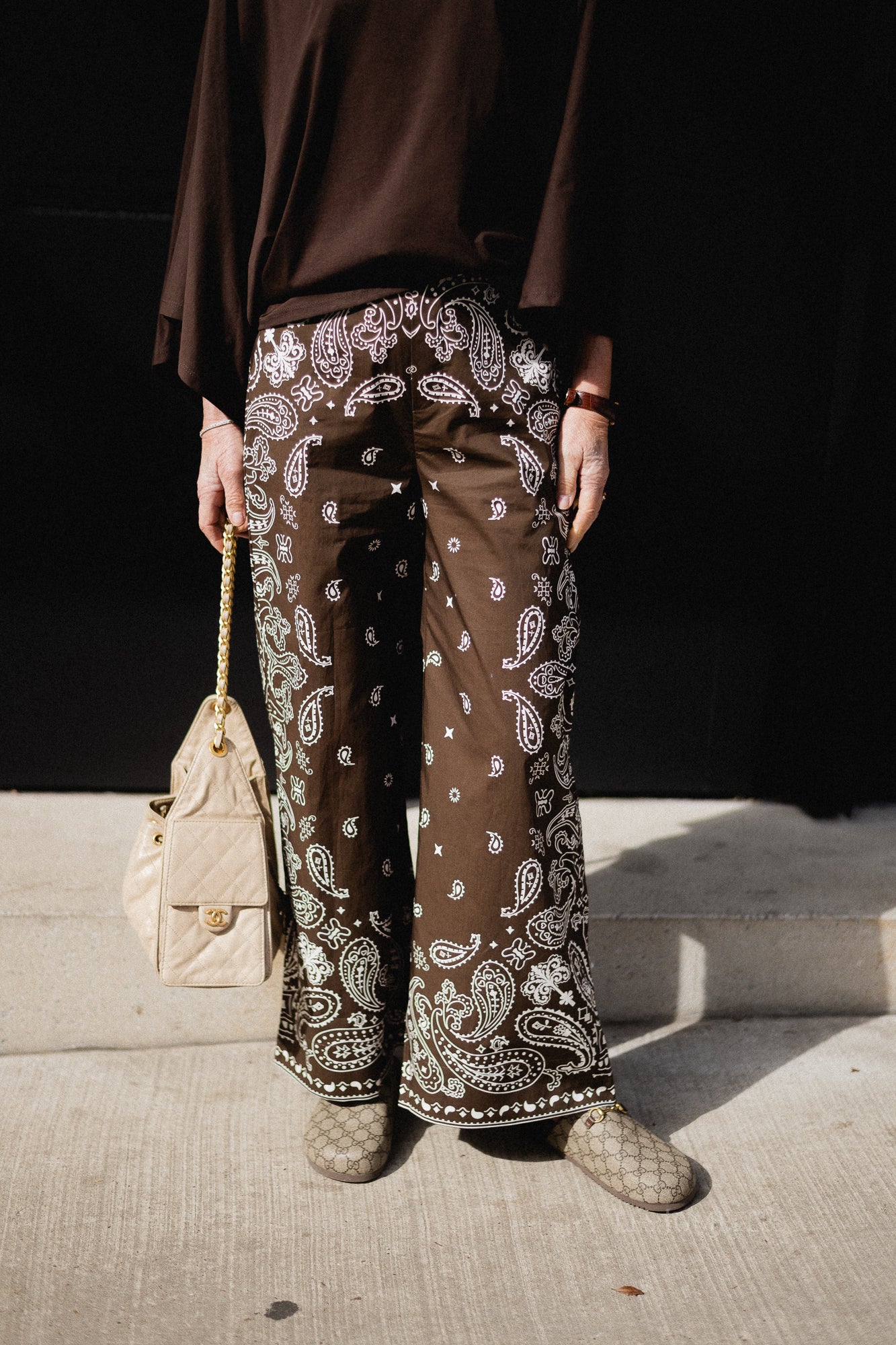 Jessy pants hot chocolate