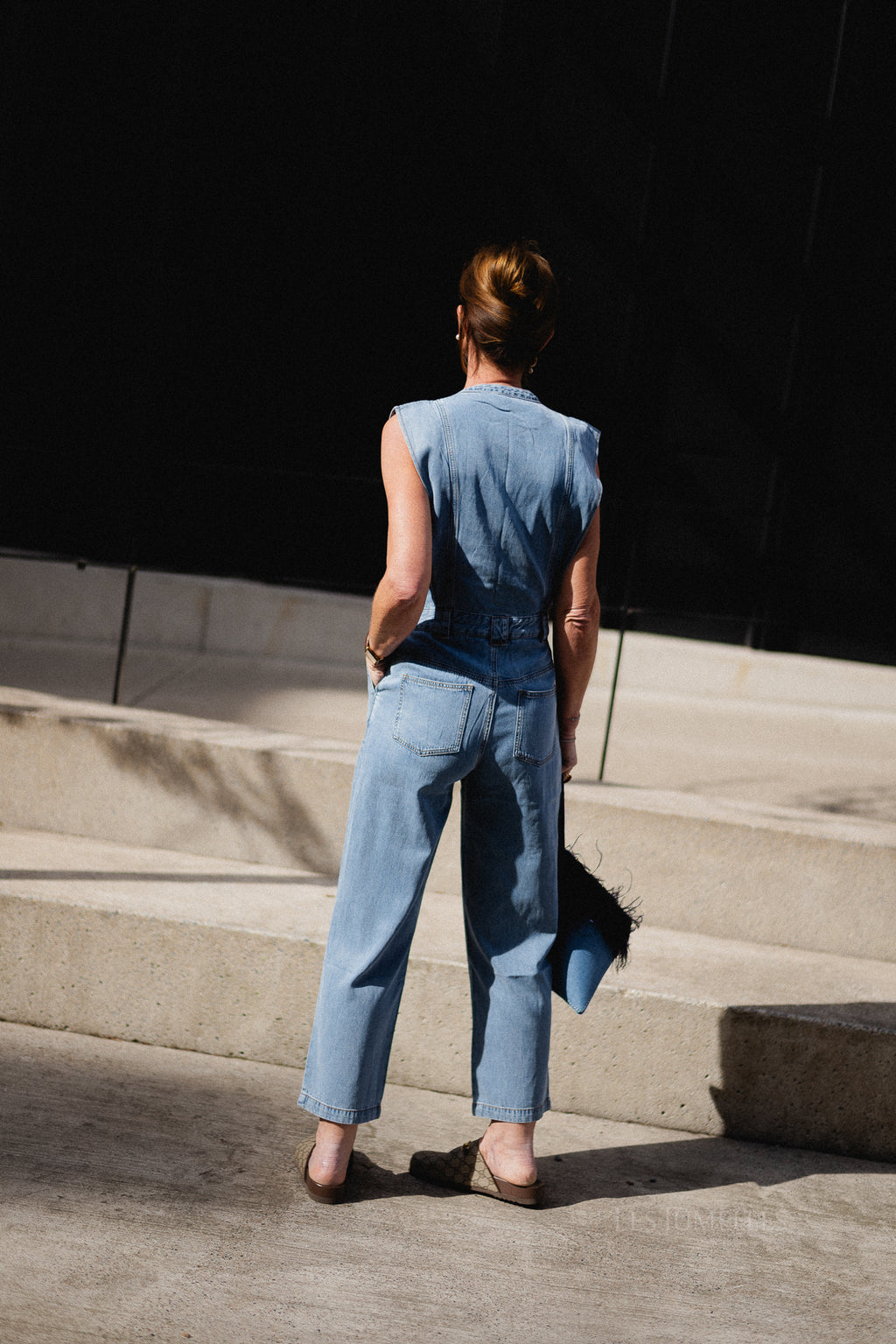 Tia jumpsuit light blue denim
