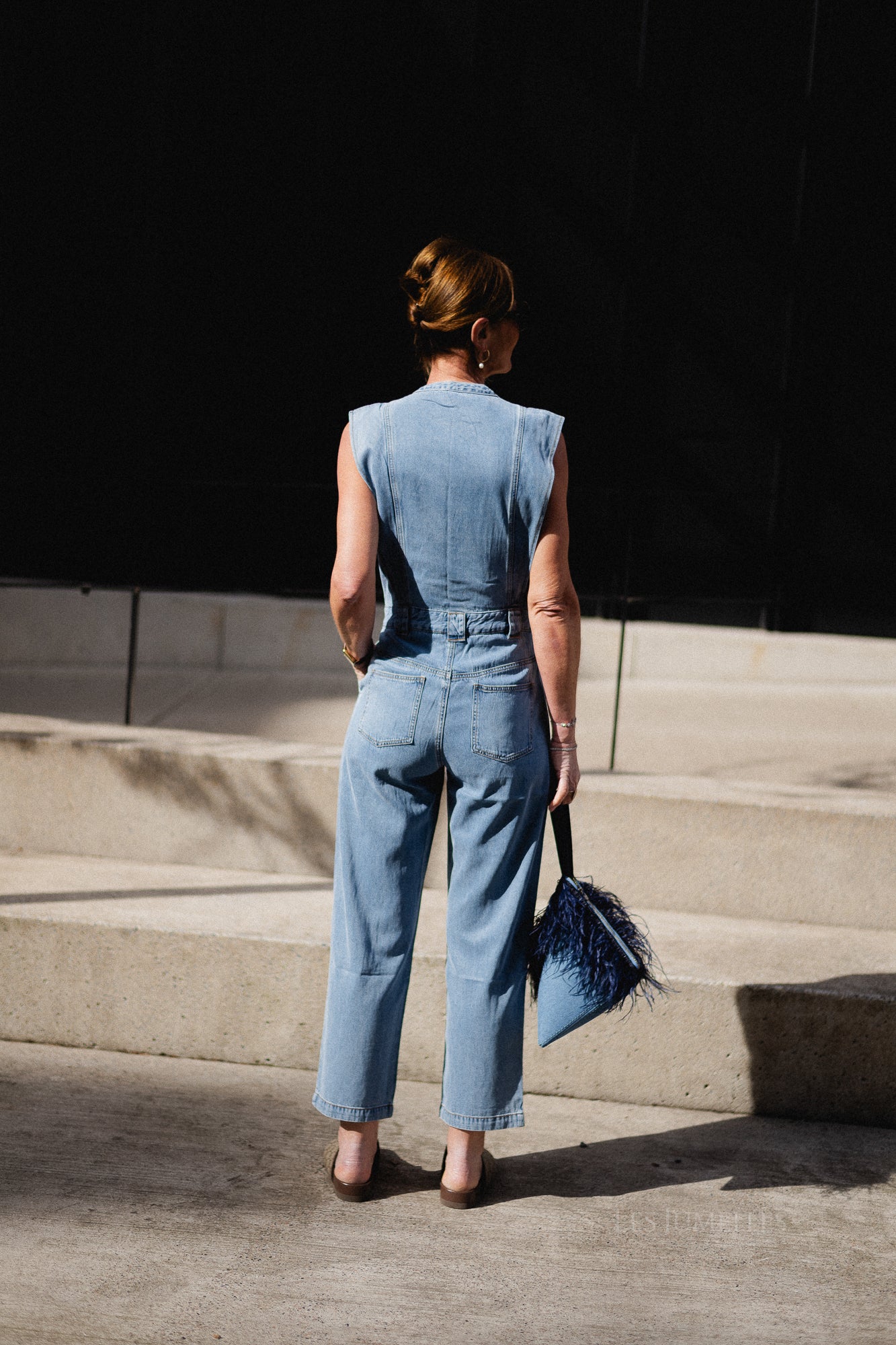 Tia jumpsuit light blue denim