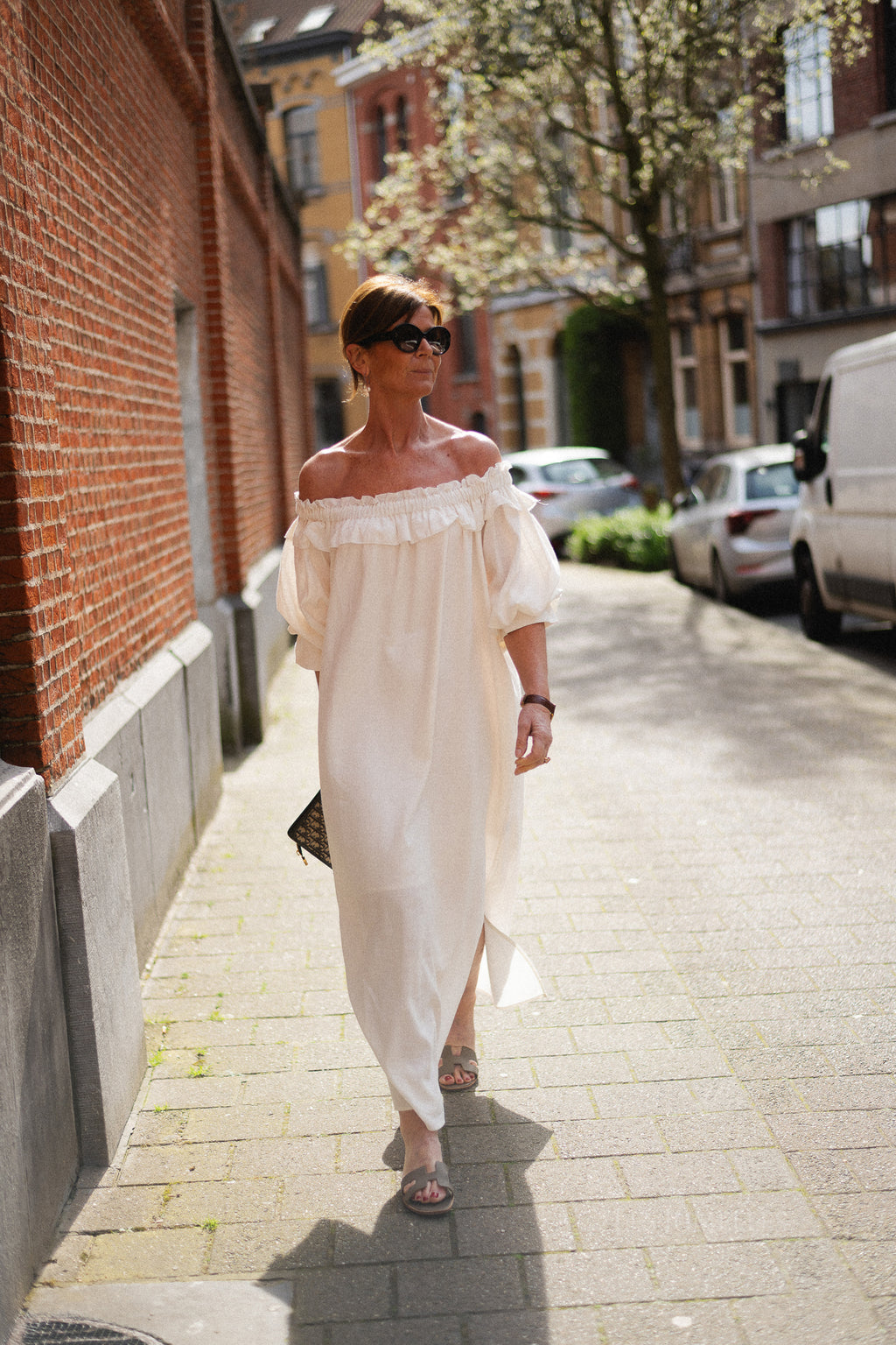 Josephine dress ecru