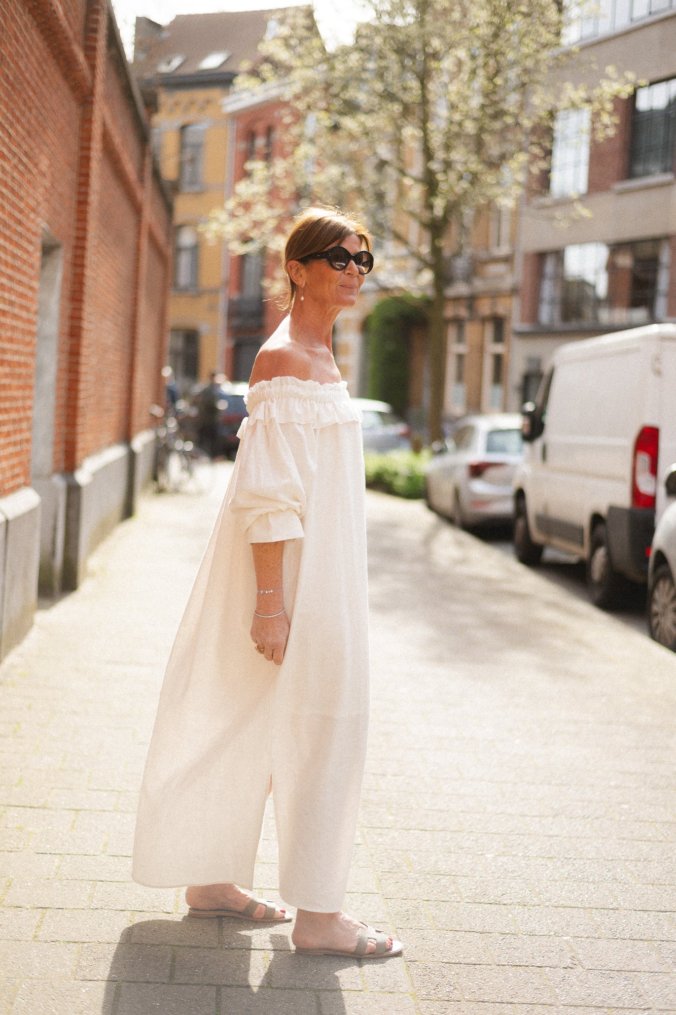 Josephine dress ecru