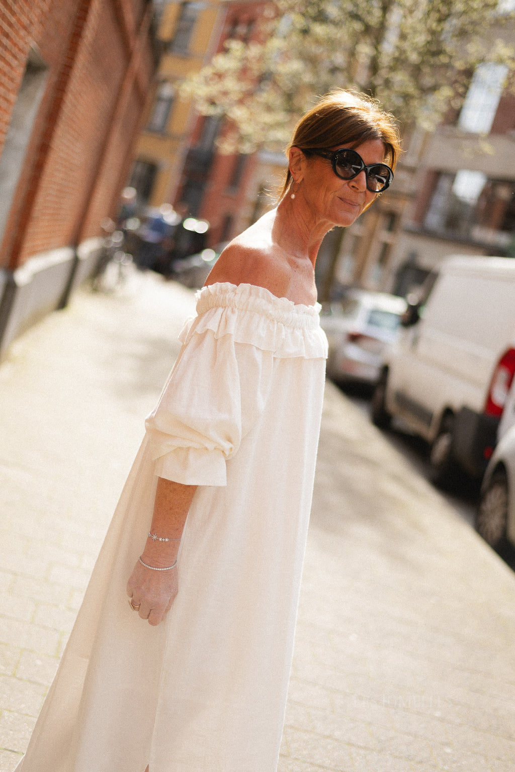 Josephine dress ecru