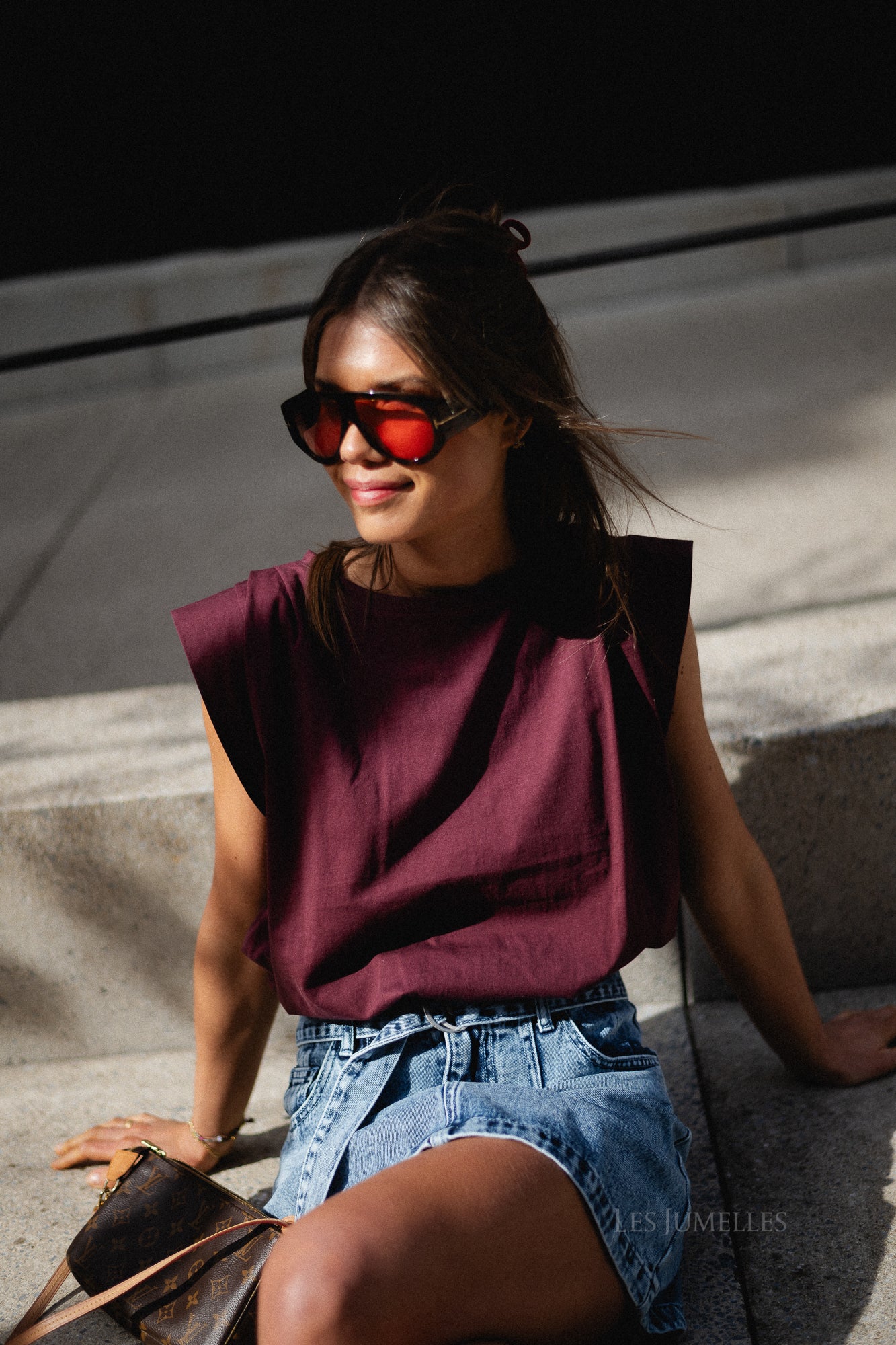 Marcha T-shirt plum