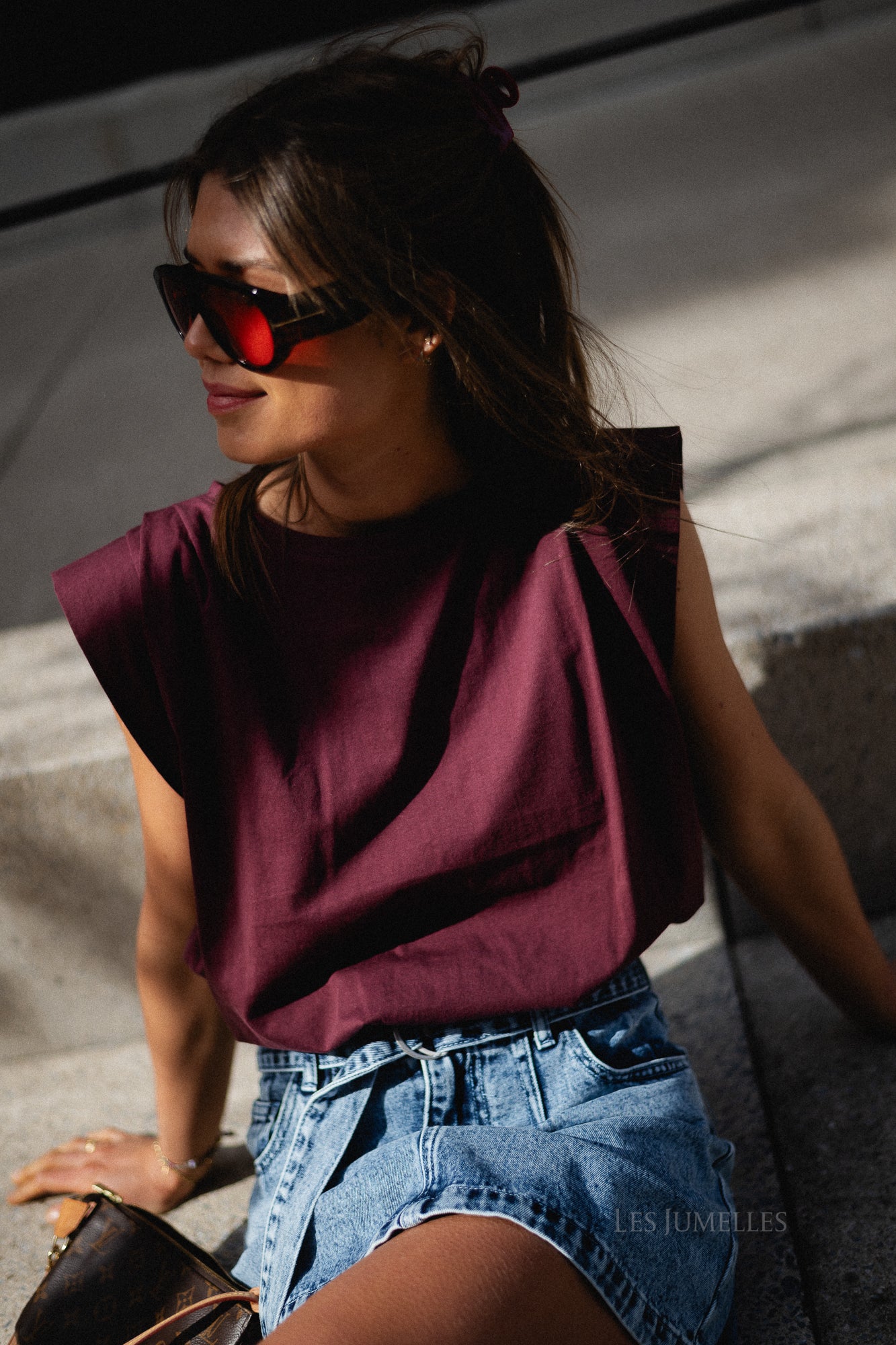 Marcha T-shirt plum
