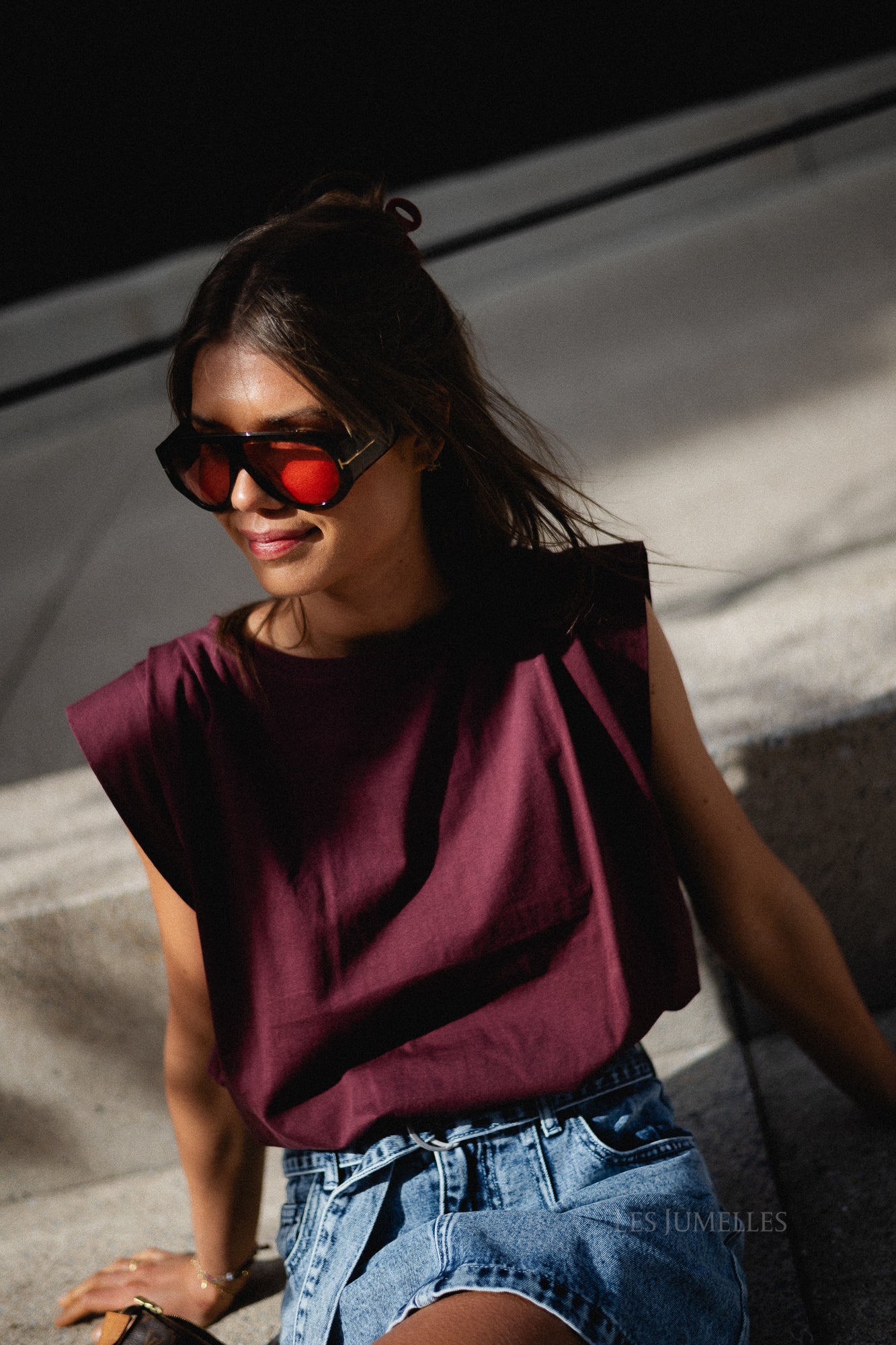 Marcha T-shirt plum