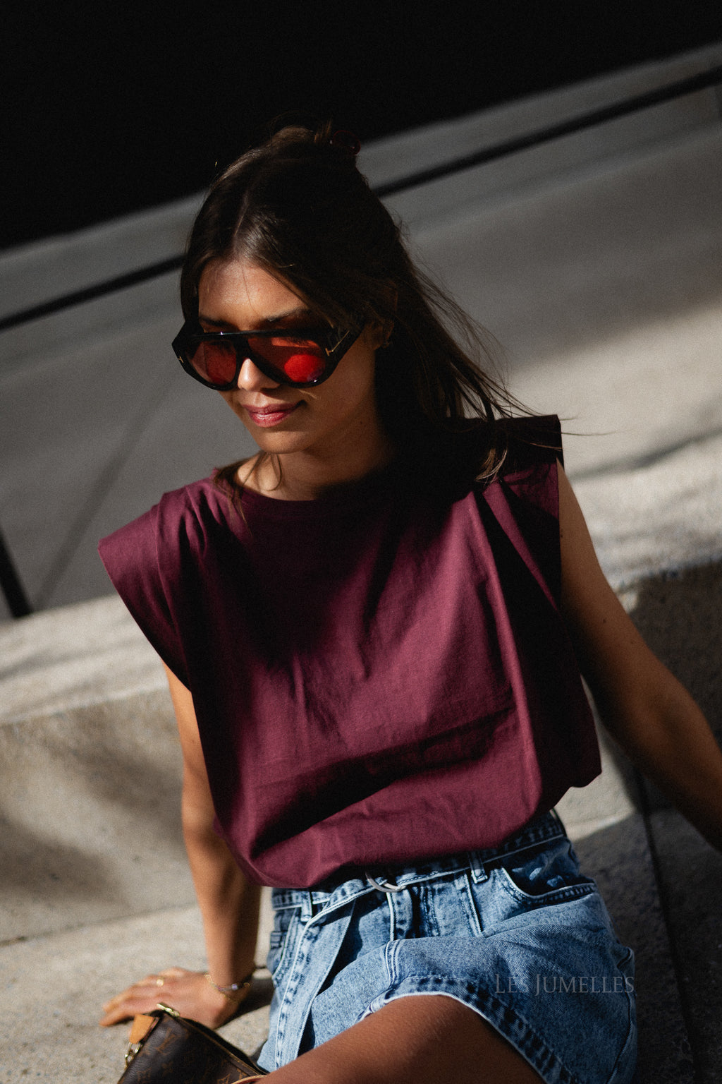 Marcha T-shirt plum