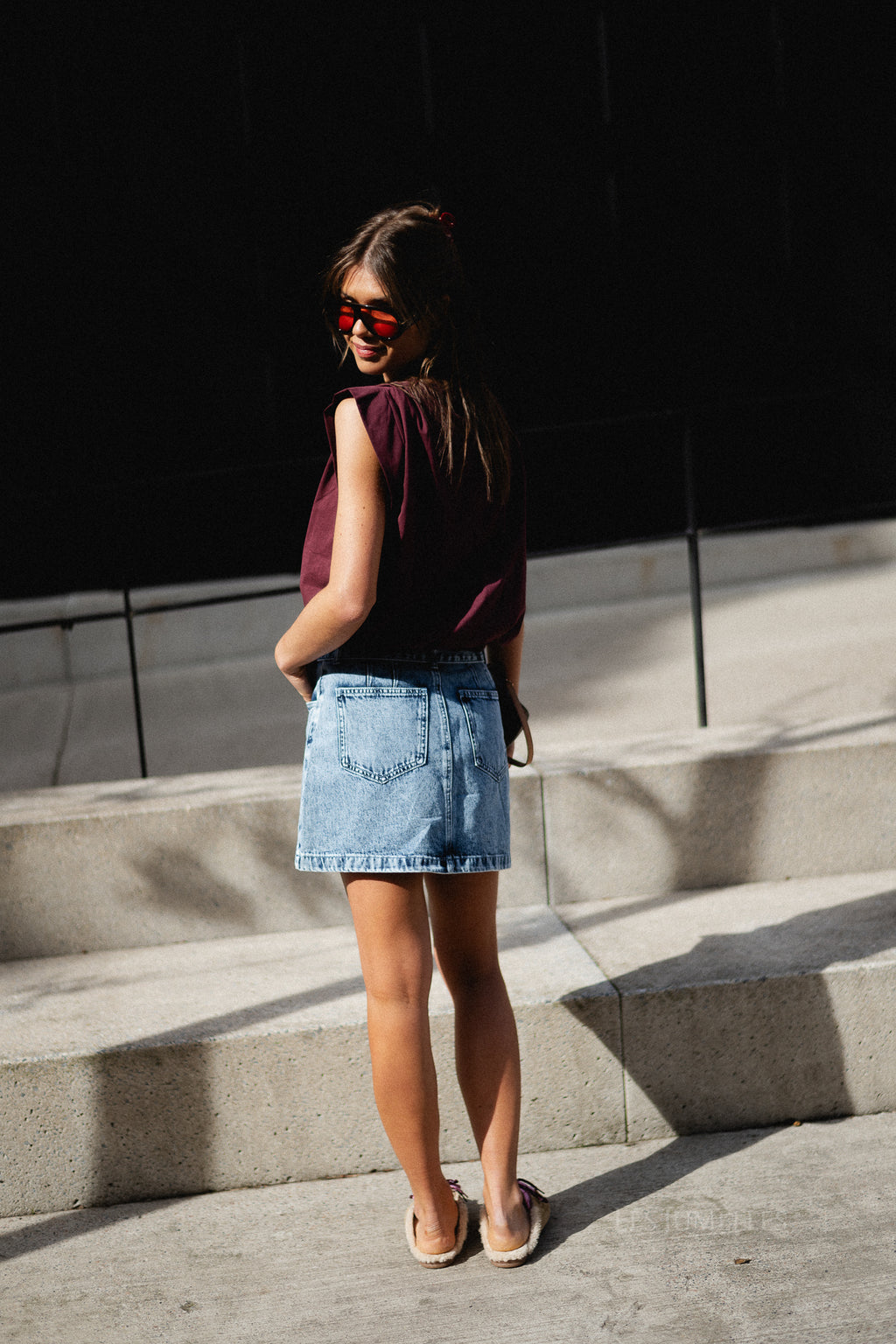 Marcha T-shirt plum