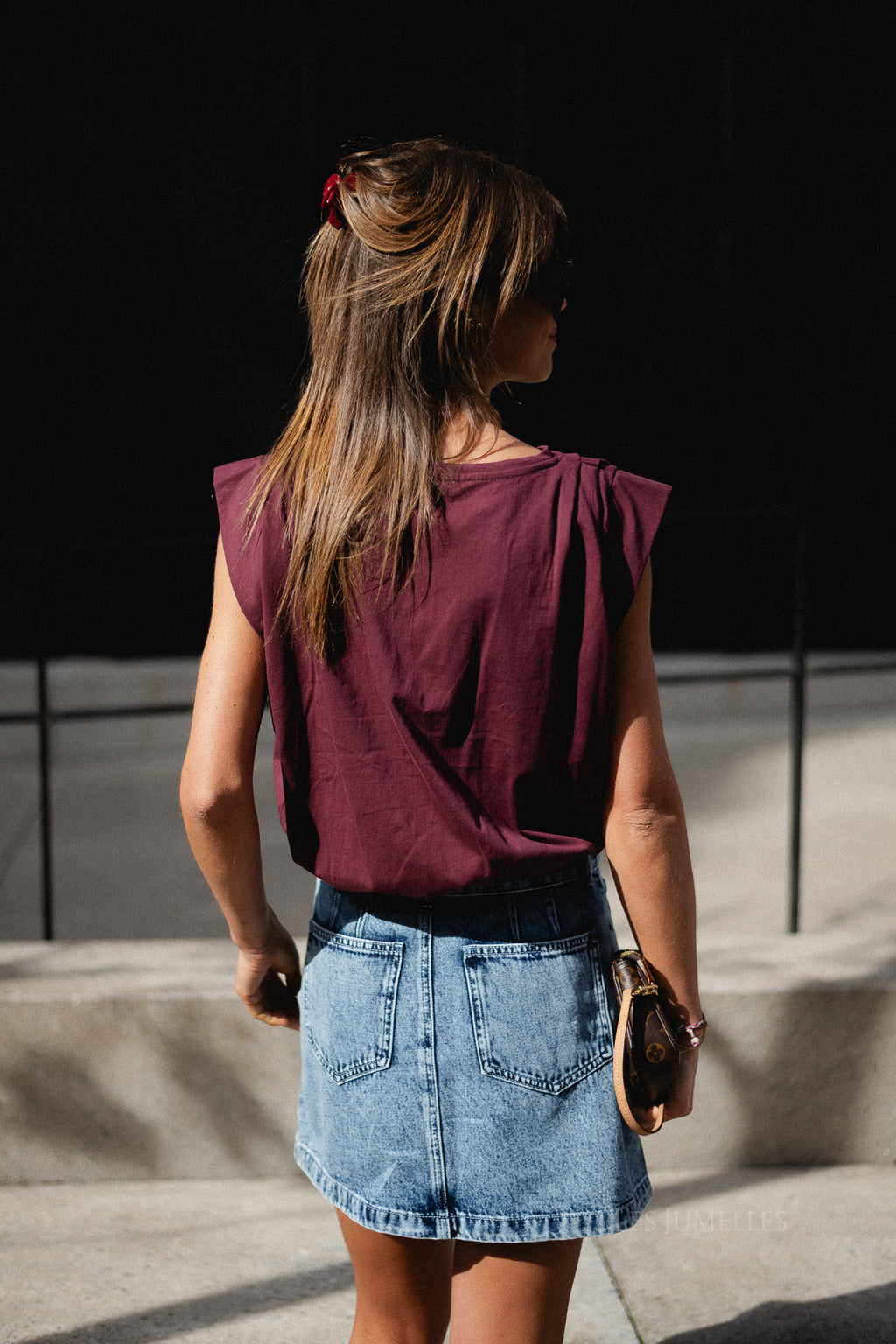 Marcha T-shirt plum