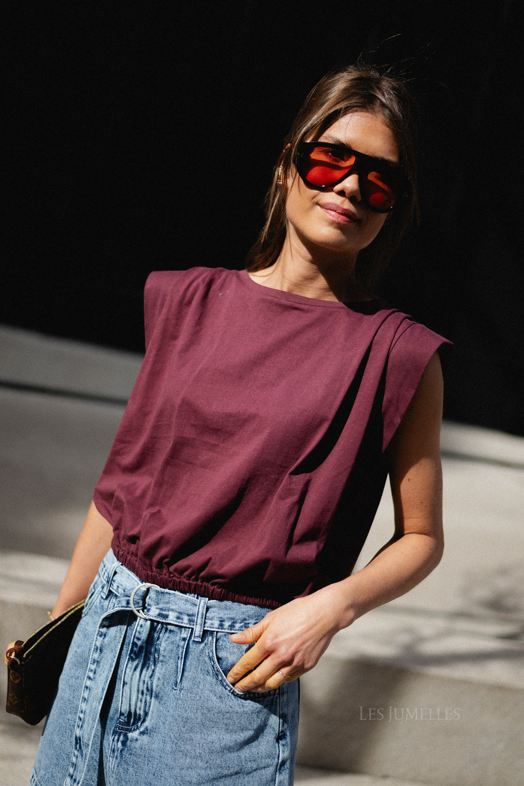 Marcha T-shirt plum