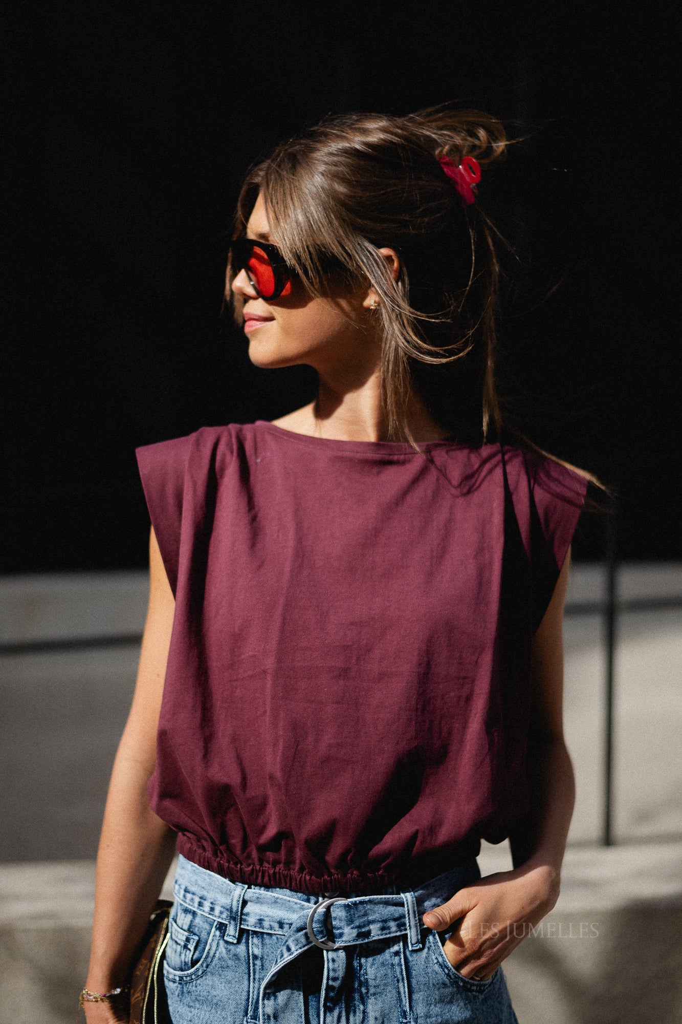 Marcha T-shirt plum