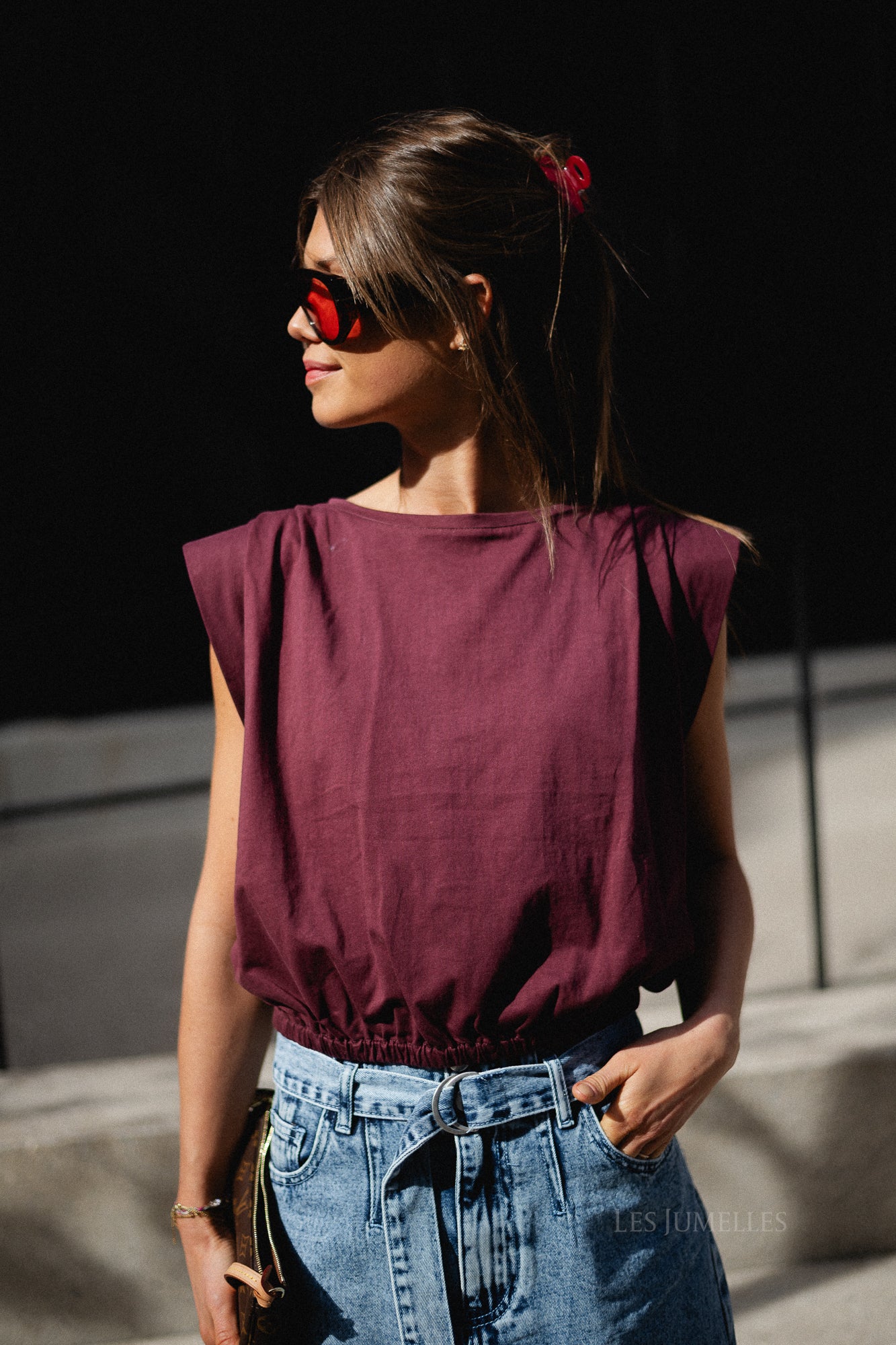 Marcha T-shirt plum