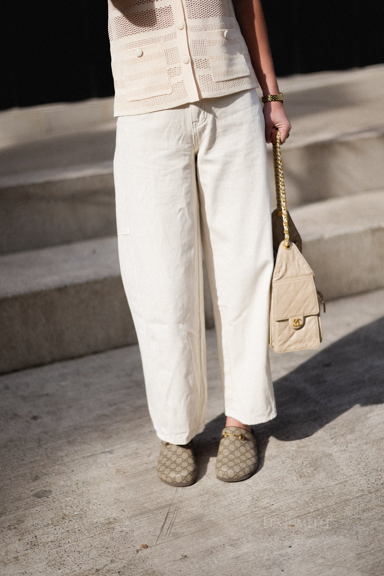 Bo barrel jeans ecru