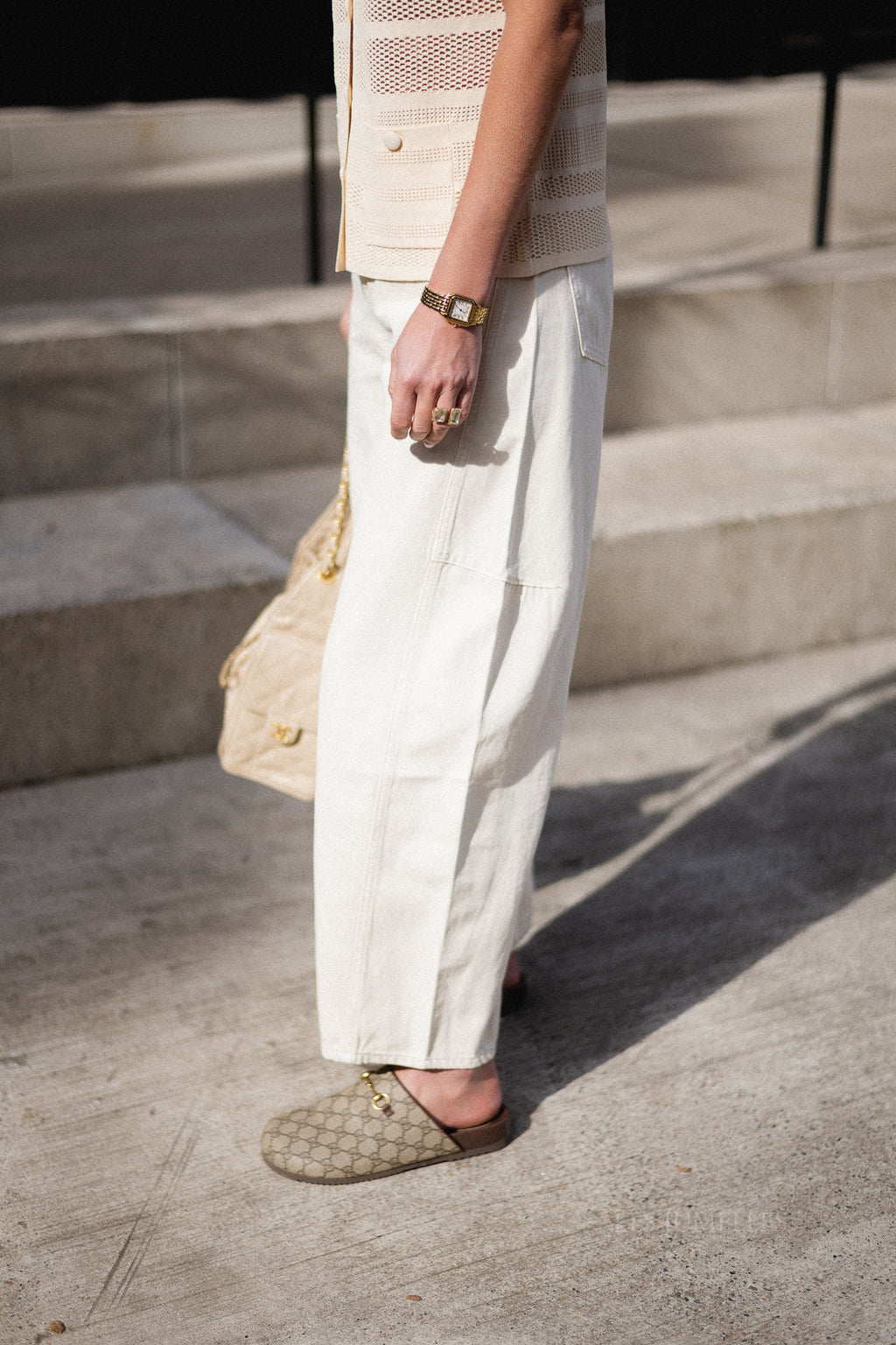 Bo barrel jeans ecru