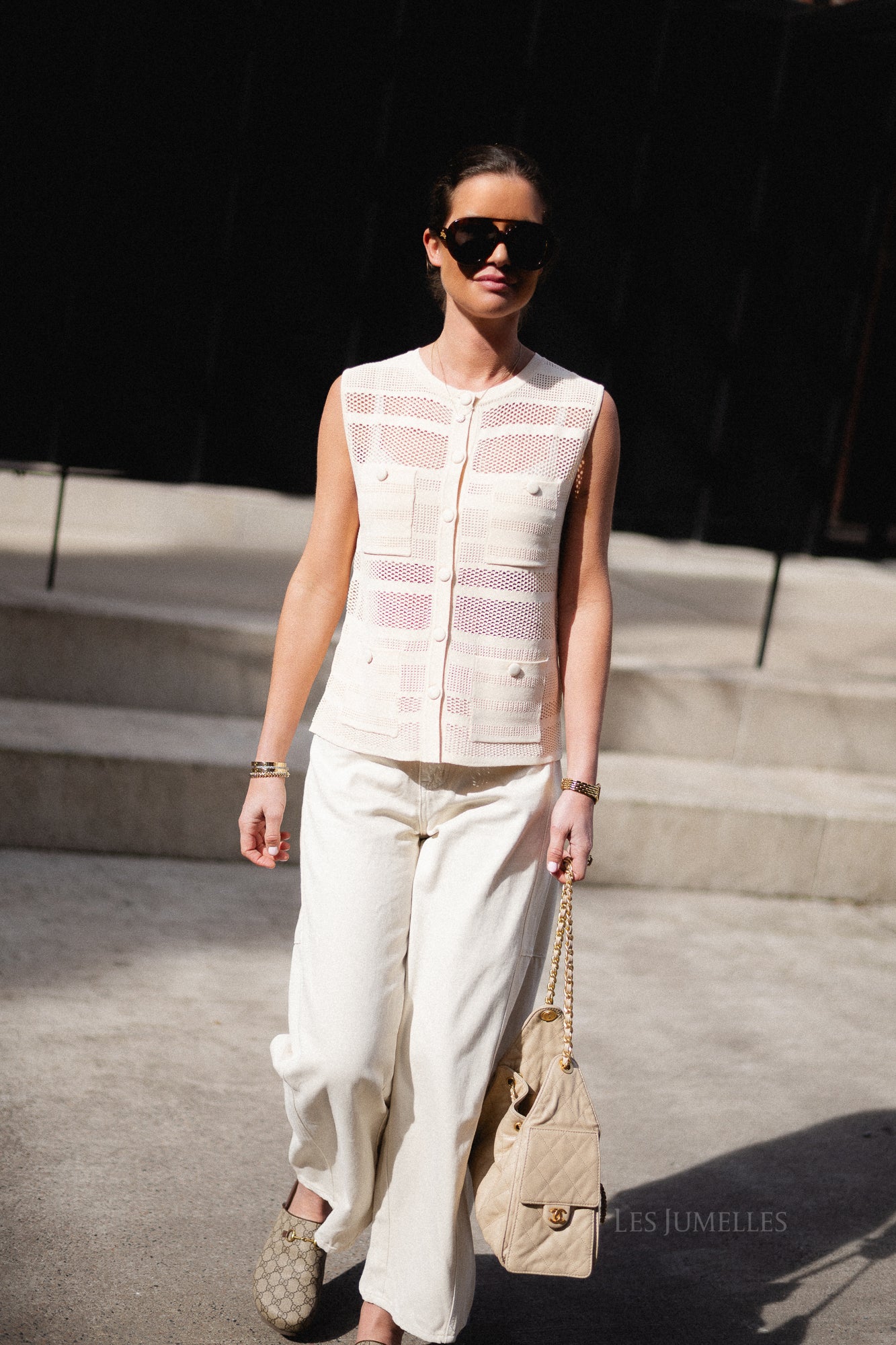 Bo barrel jeans ecru