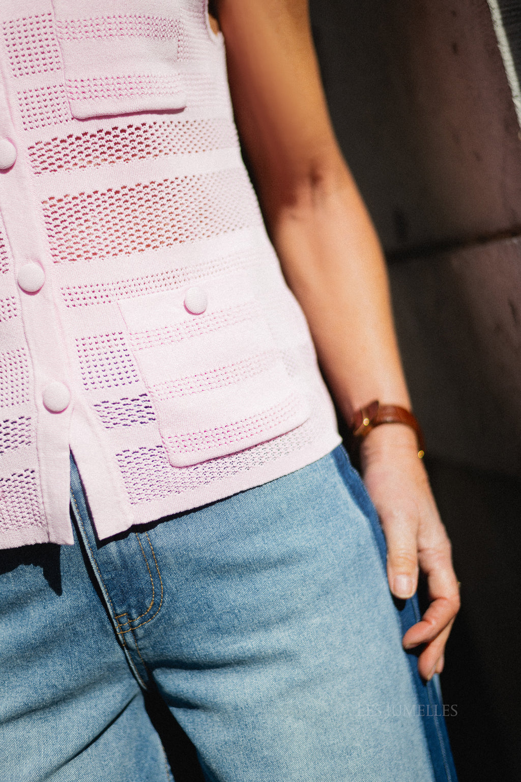 Geos vest pink