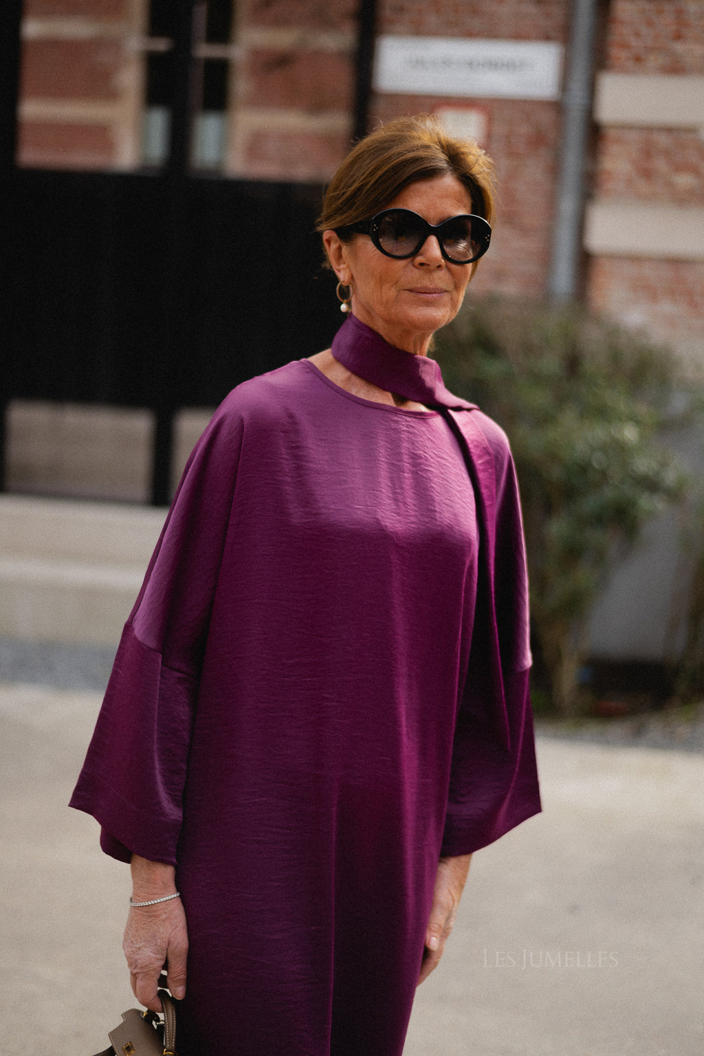 Chloe maxi dress aubergine