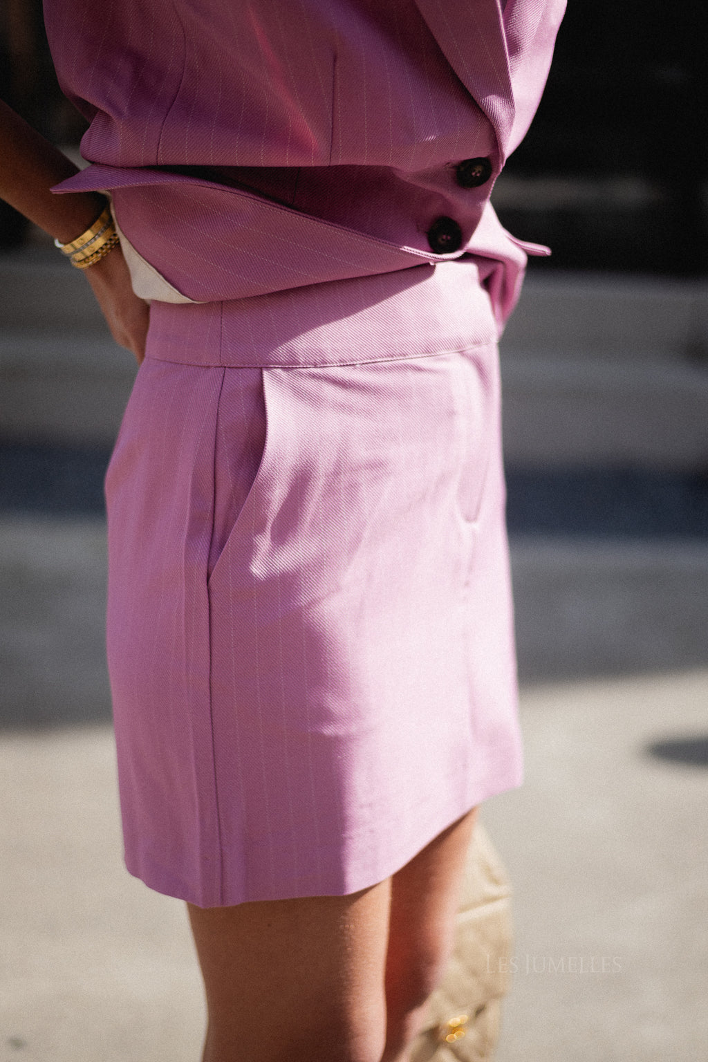 YASTumla HMW short skirt moonlite mauve