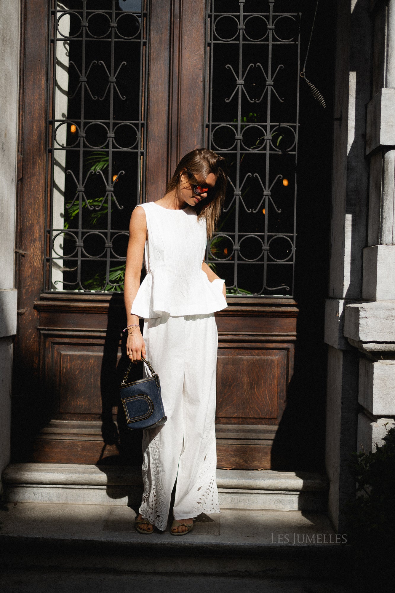 VIJimba O-neck top snow white