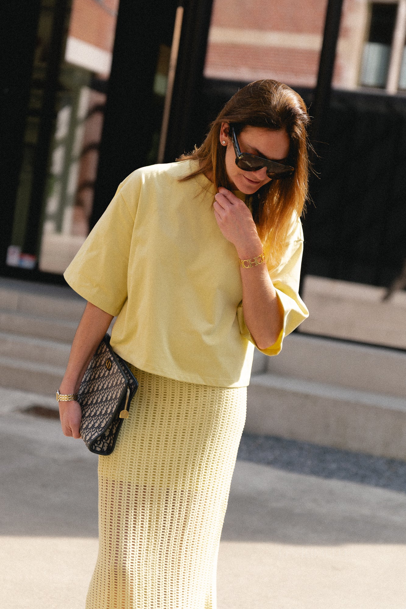 Enzo T-shirt dusty yellow