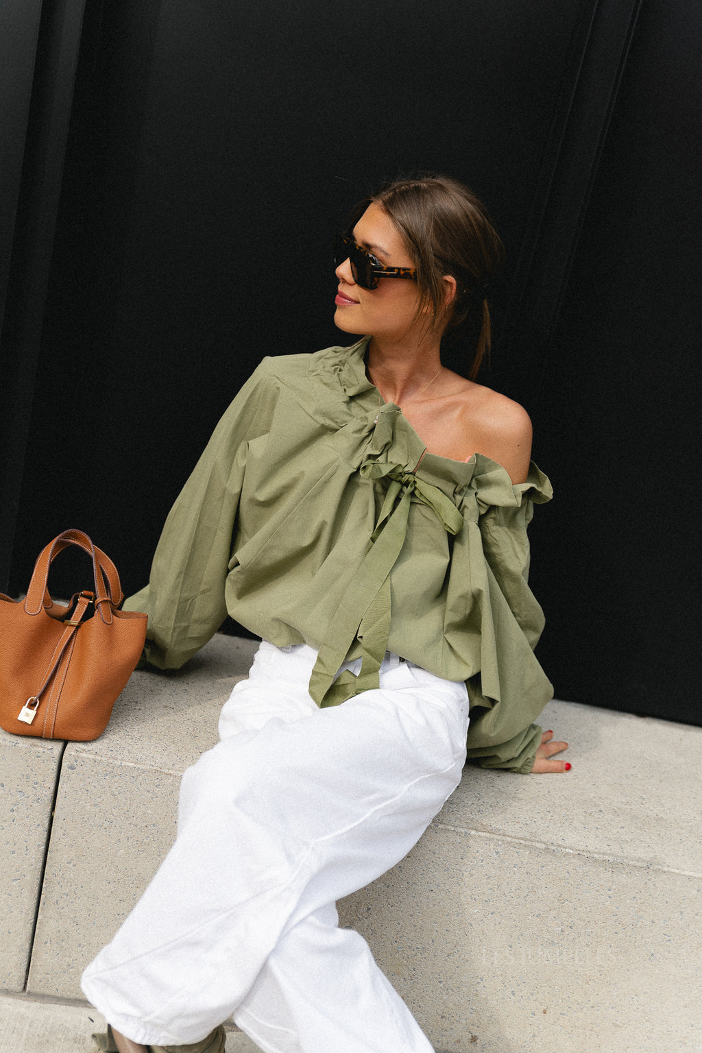 Isaline blouse khaki