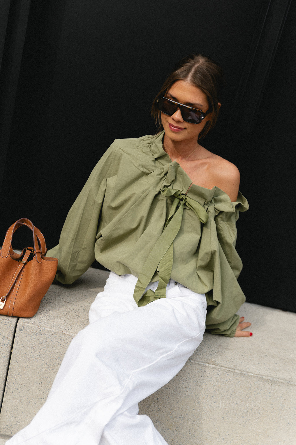 Isaline blouse khaki