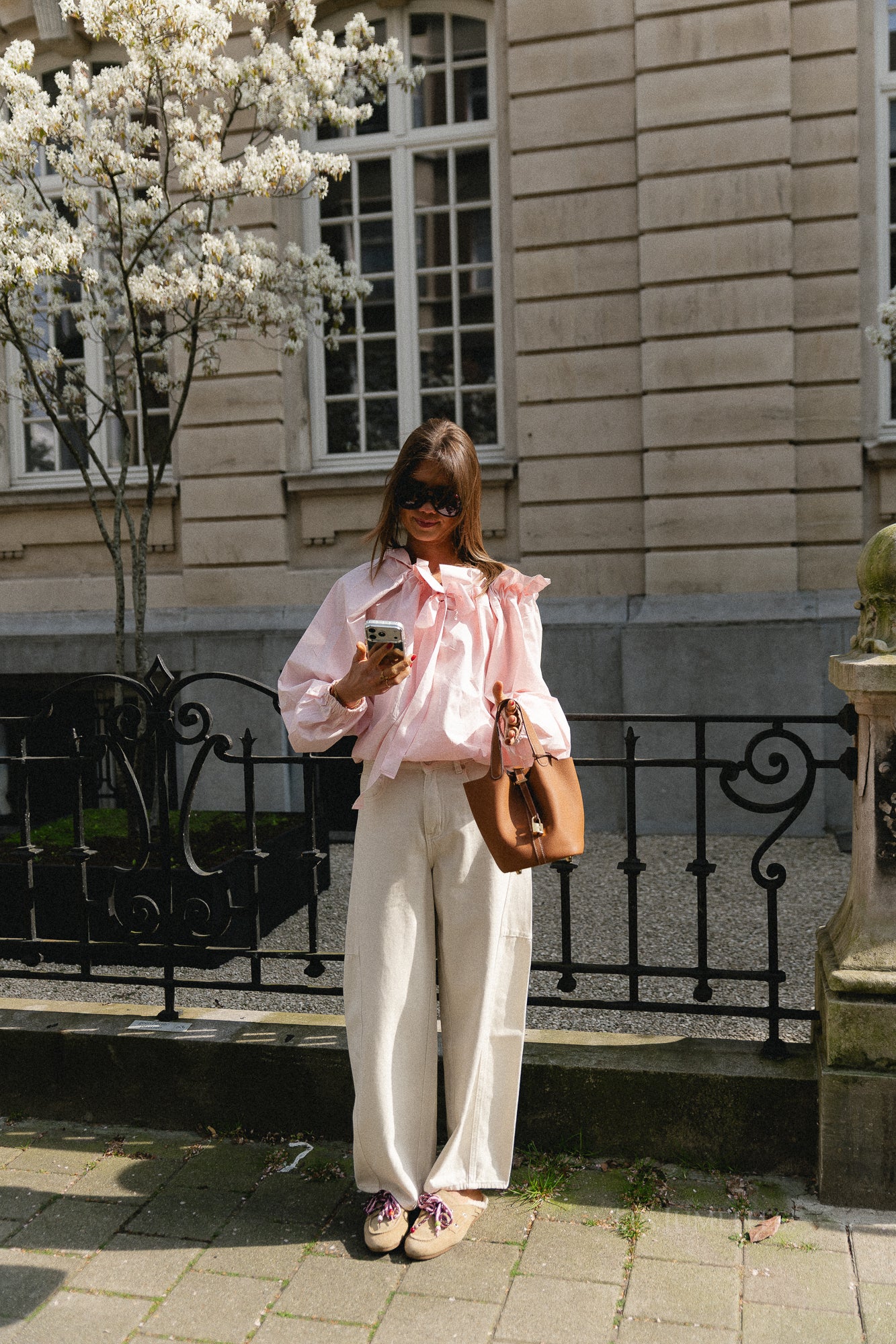 Isaline blouse baby pink