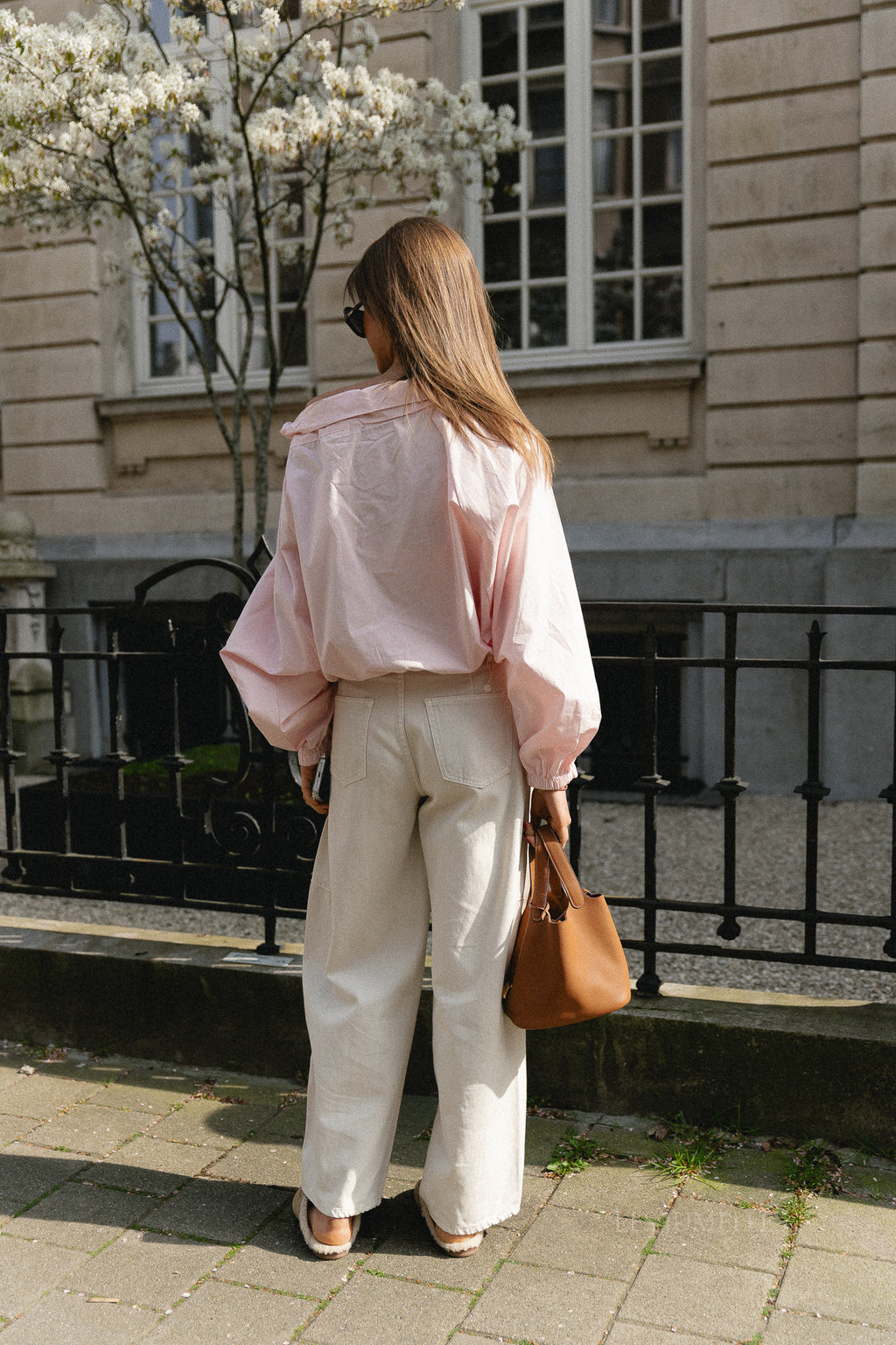 Bo barrel jeans ecru