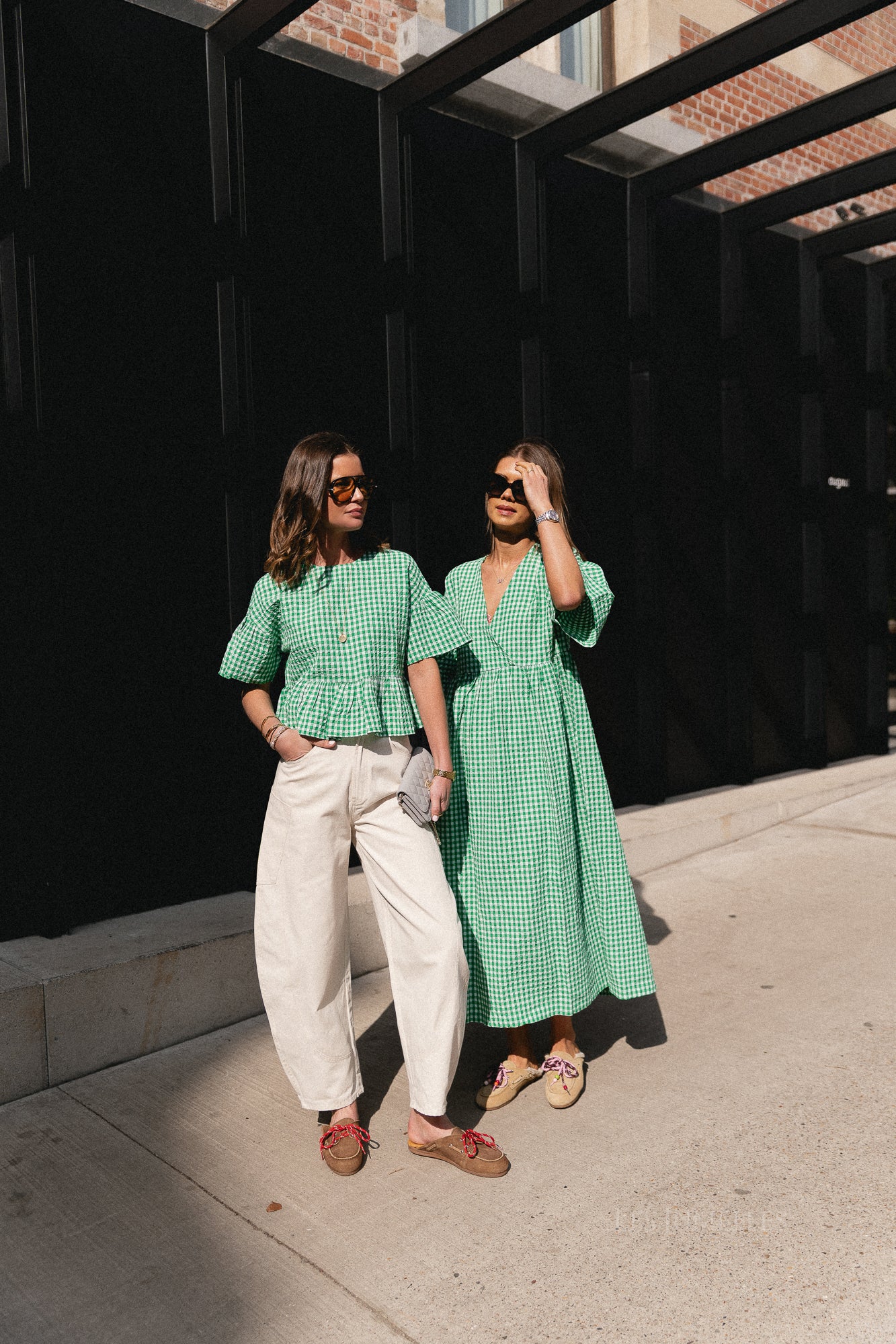 Eloy dress jelly bean & ecru