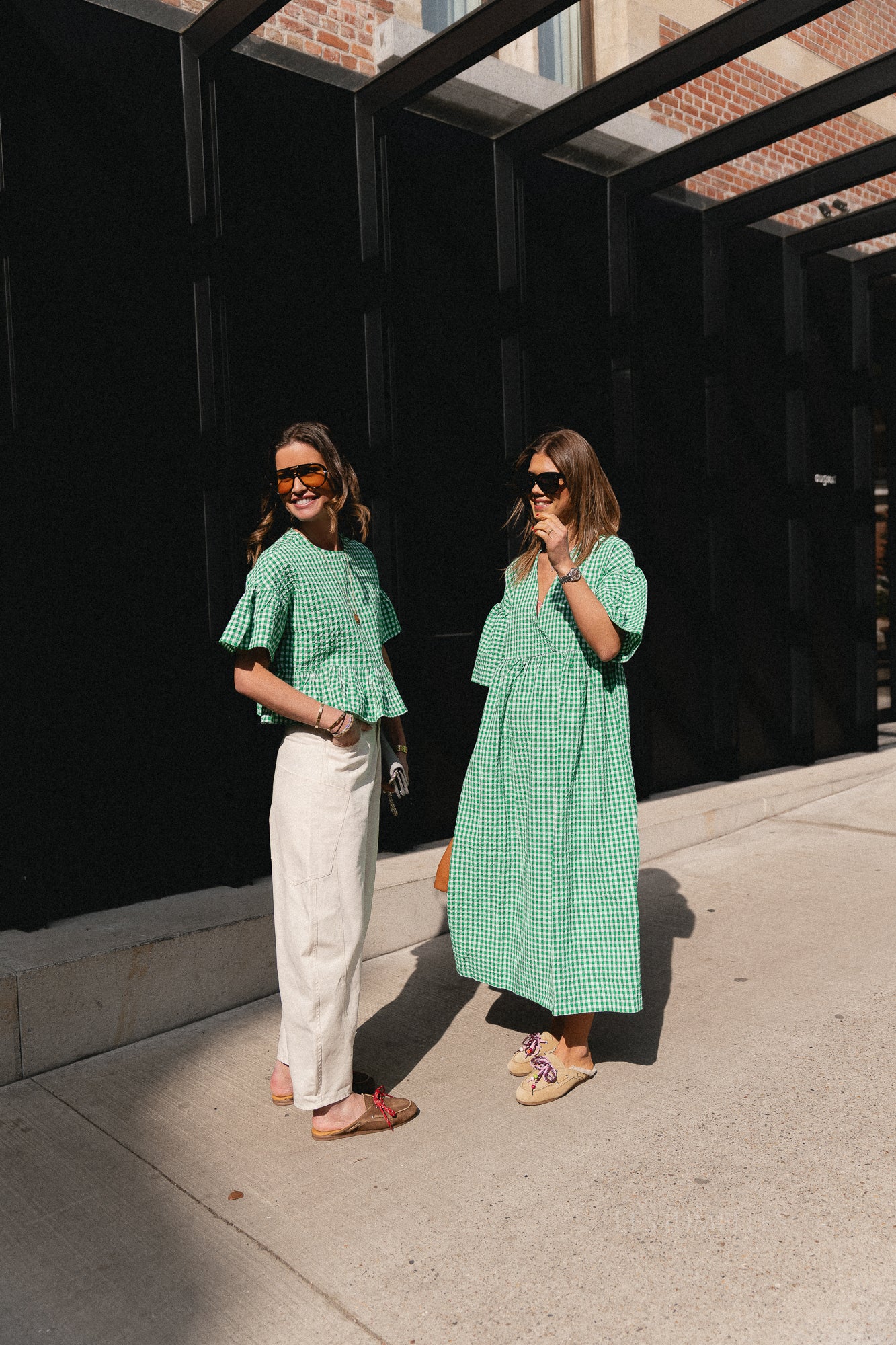 Eloy dress jelly bean & ecru