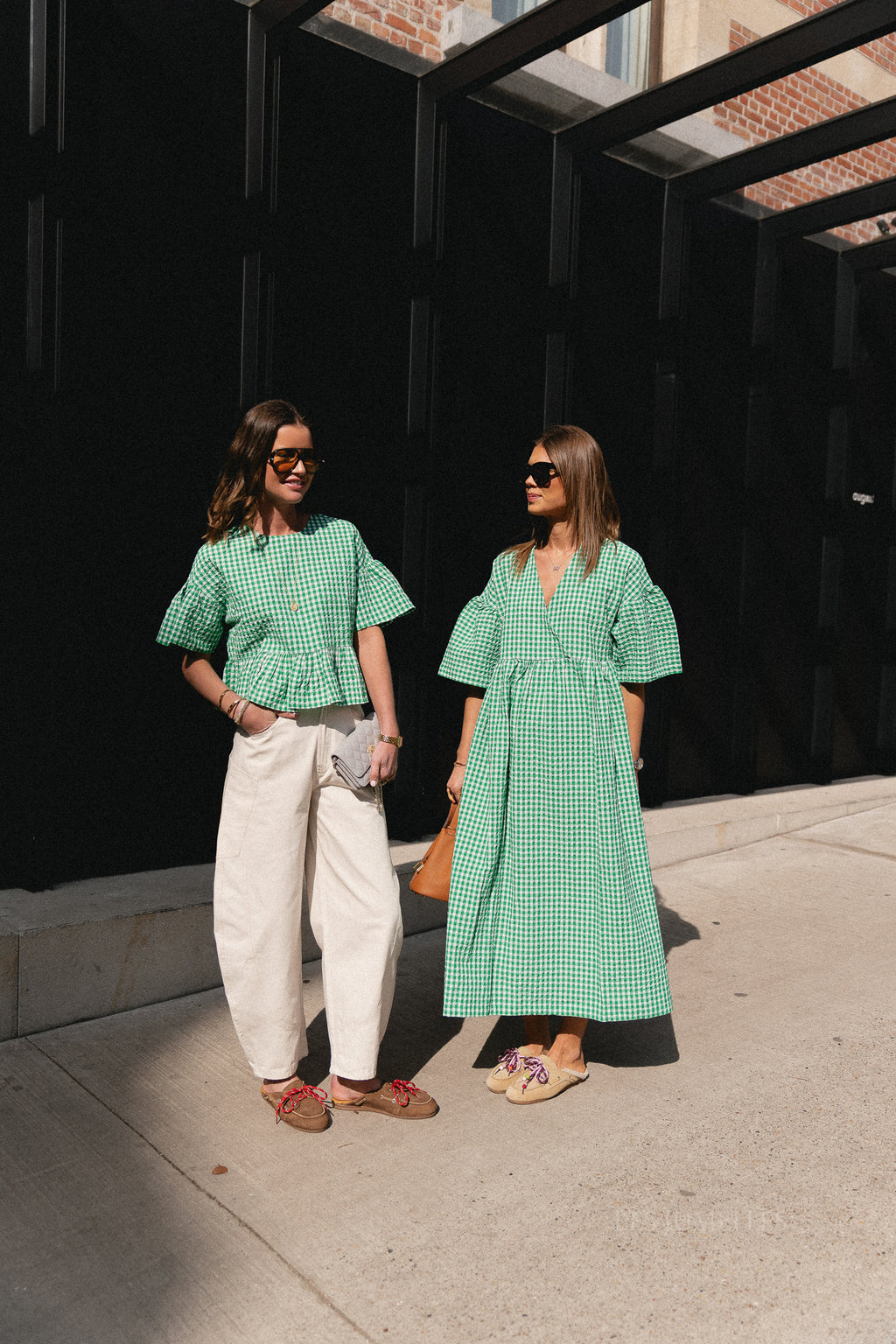 Tuala blouse jelly bean & ecru