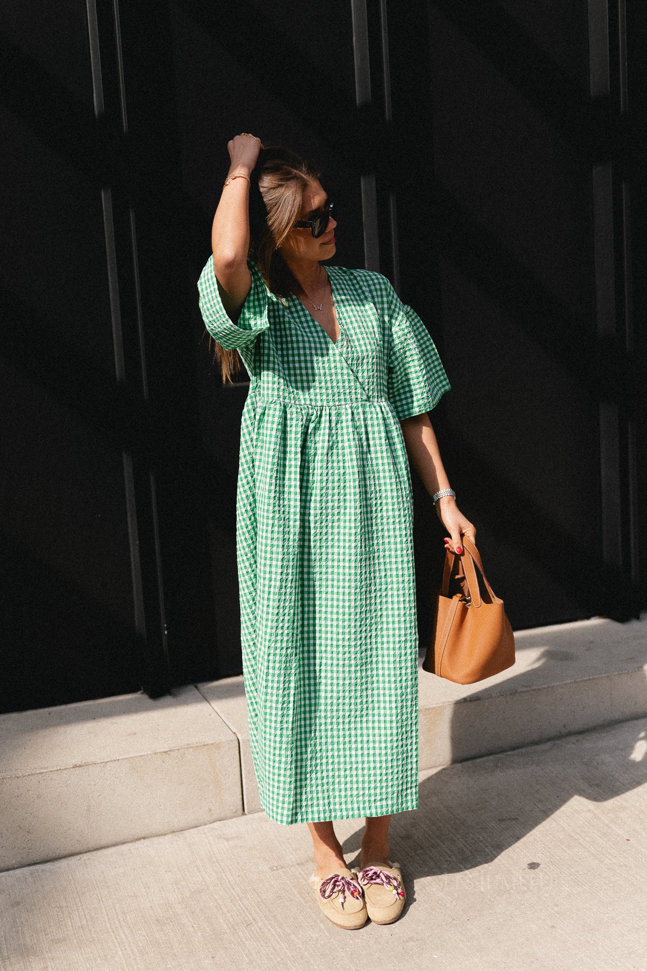 Eloy dress jelly bean & ecru