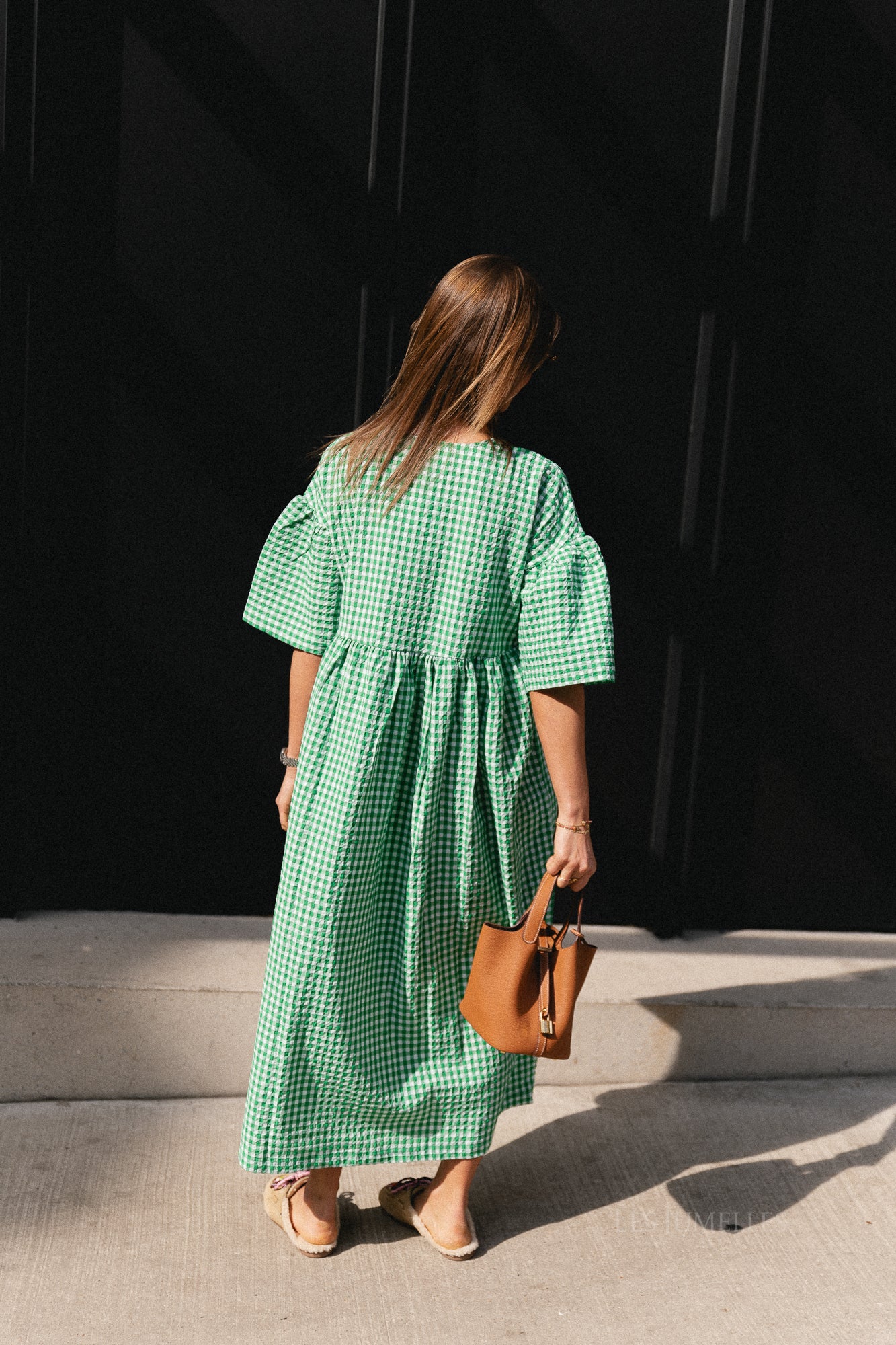 Eloy dress jelly bean & ecru