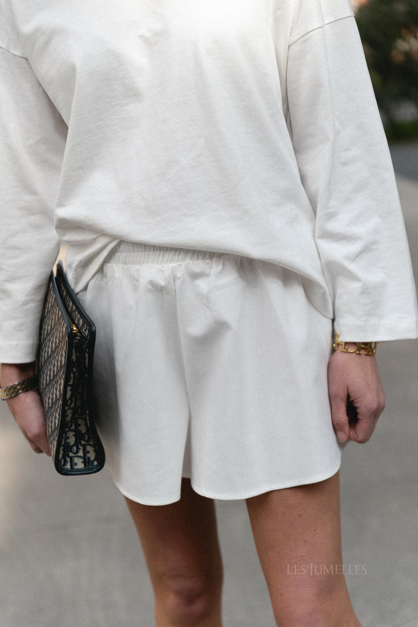 Louanne shorts white
