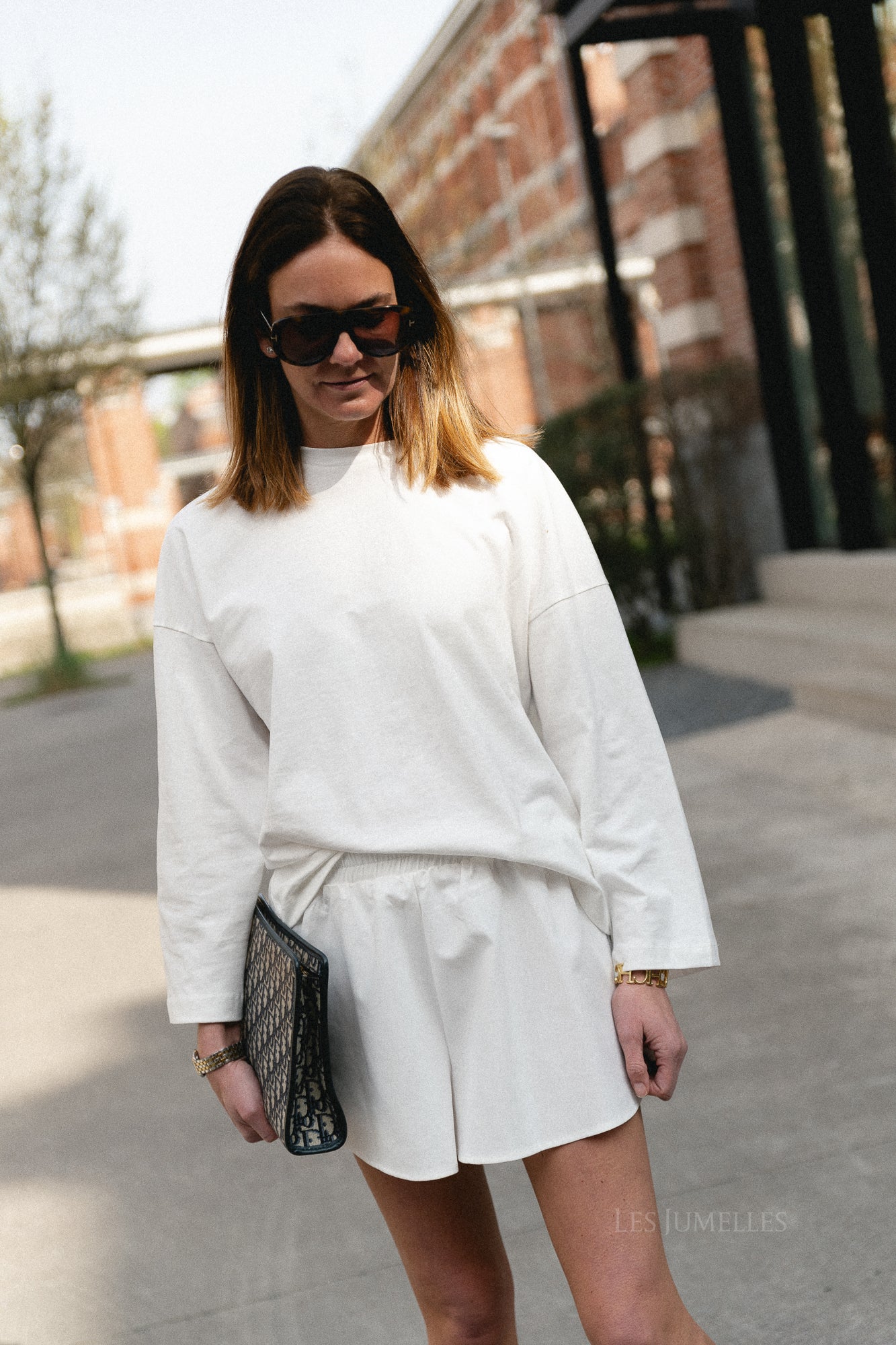 Louanne shorts white