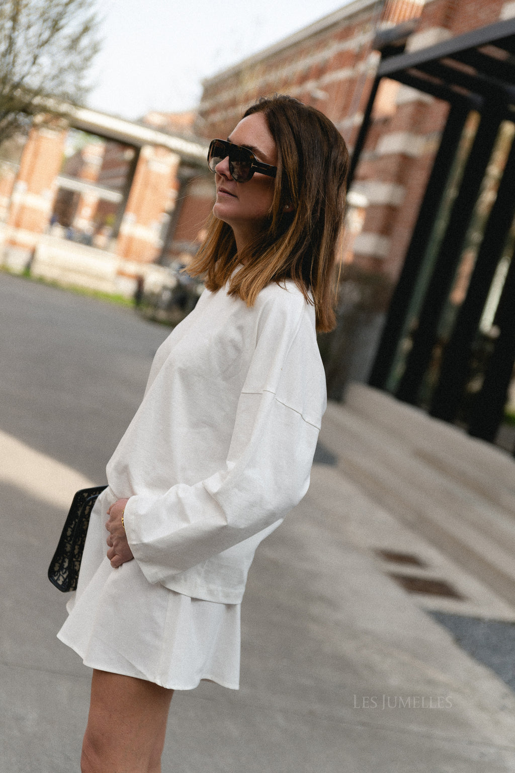 Louanne shorts white