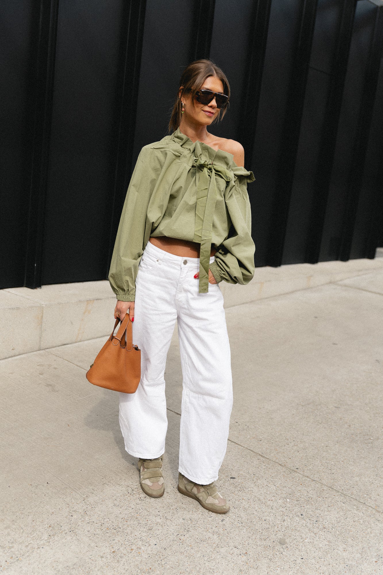 Isaline blouse khaki