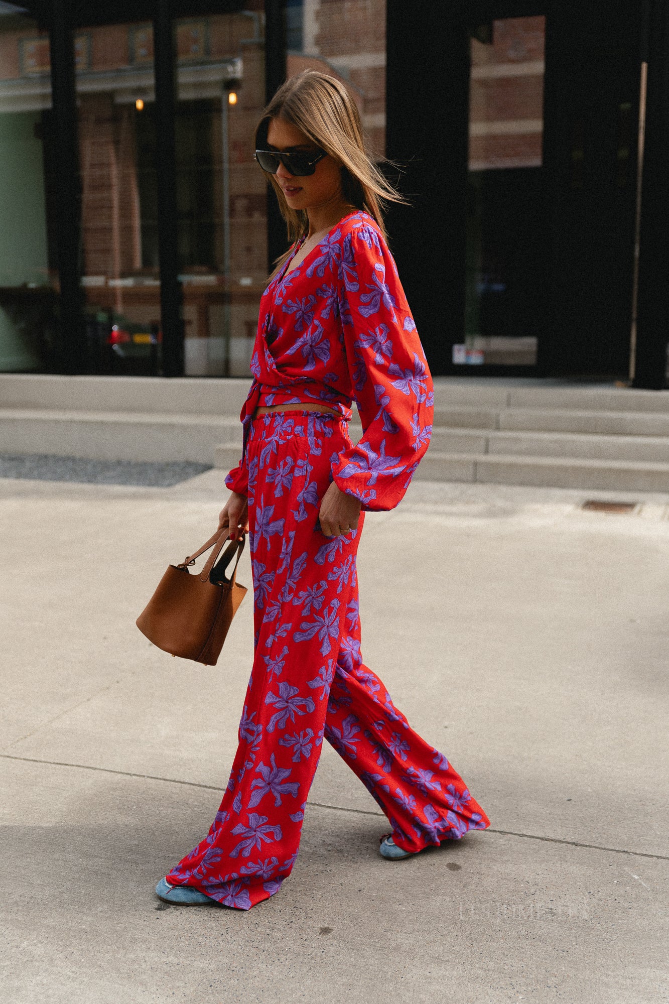 Riley pants wild rose