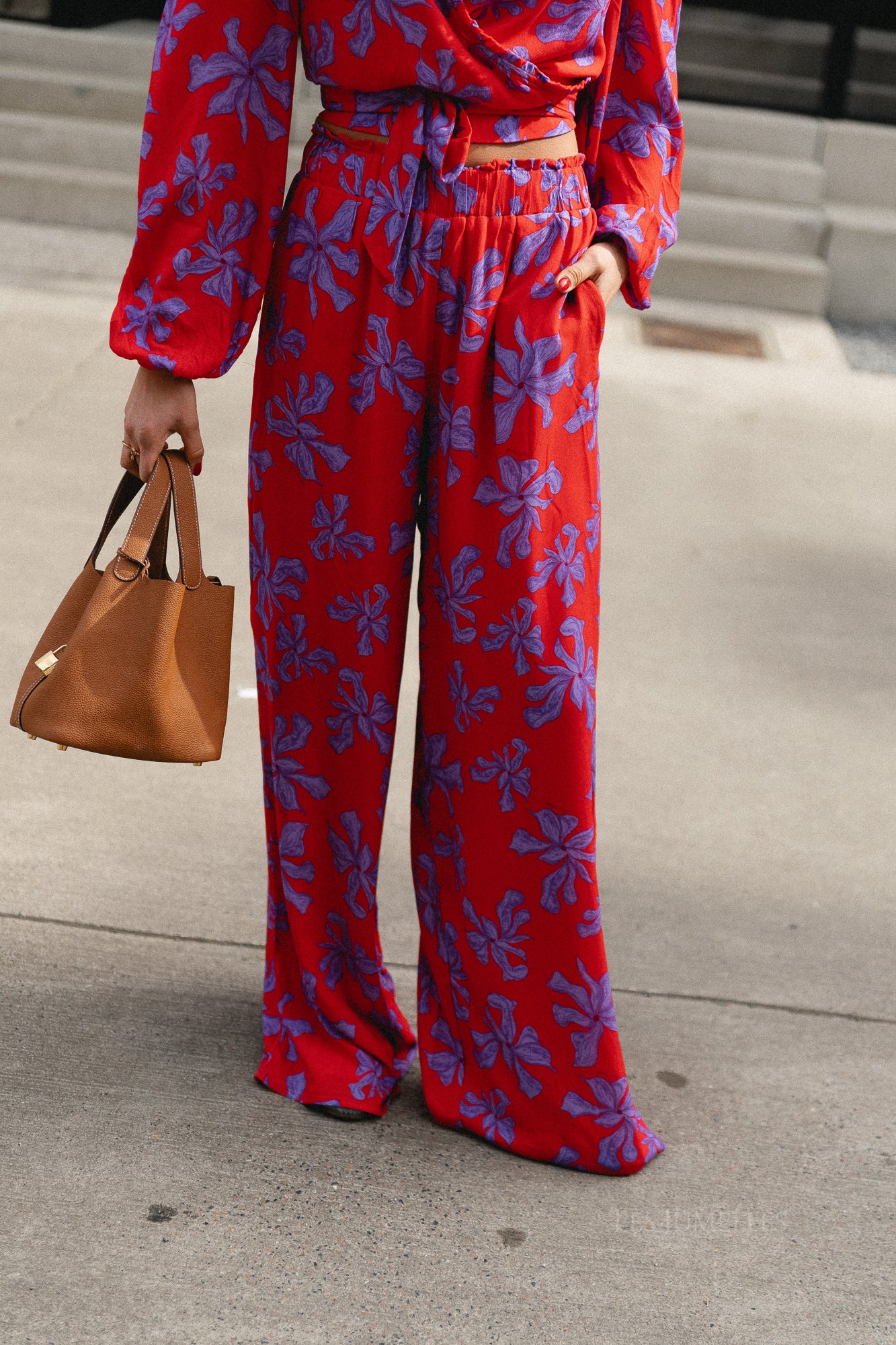 Riley pants wild rose