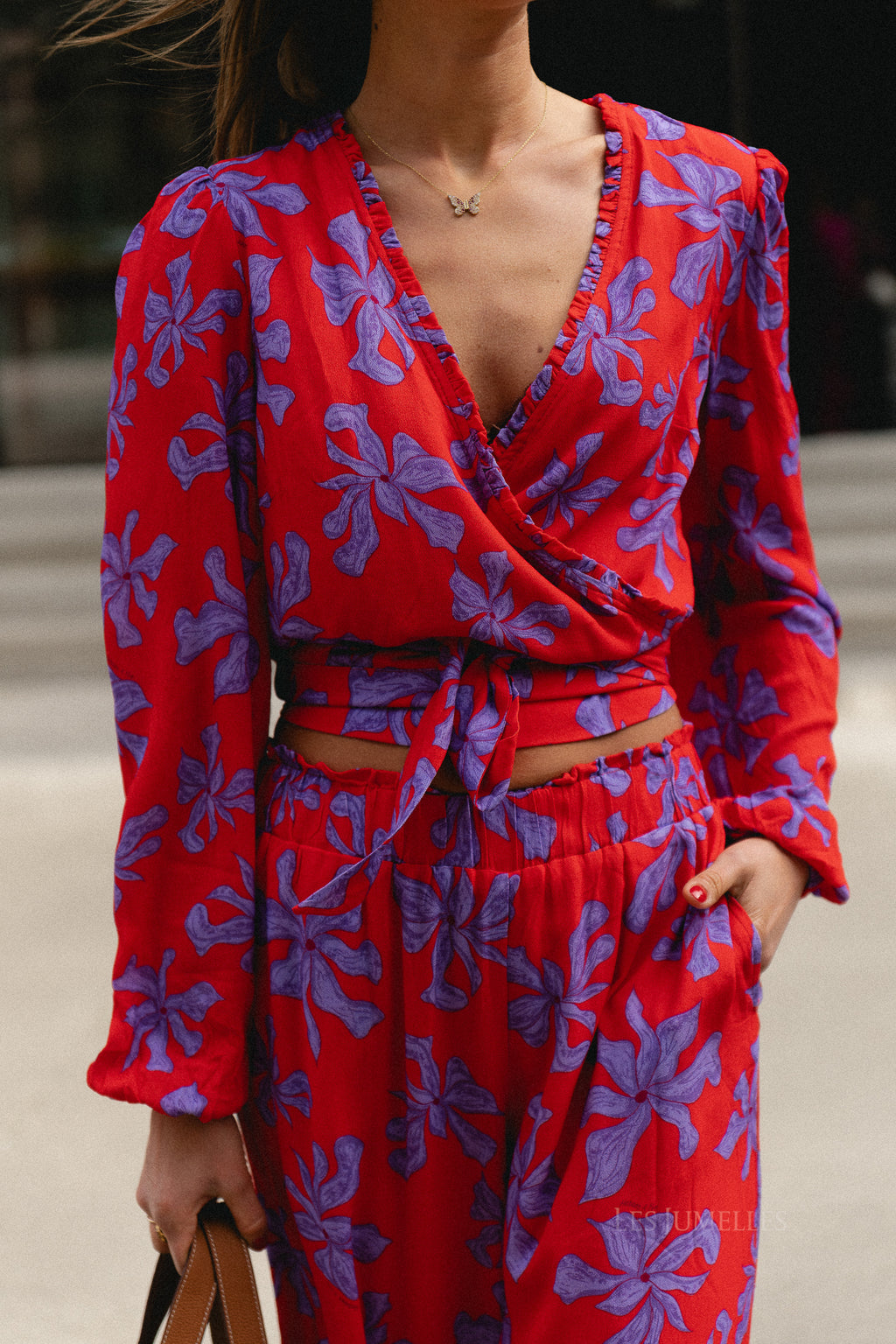 Flora longsleeve wild rose