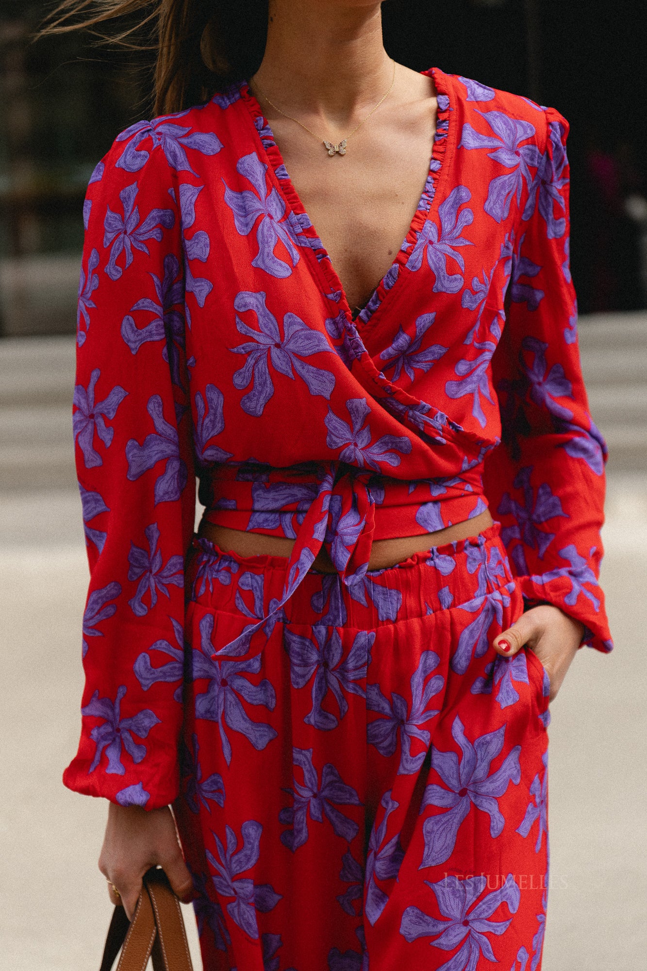 Flora longsleeve wild rose