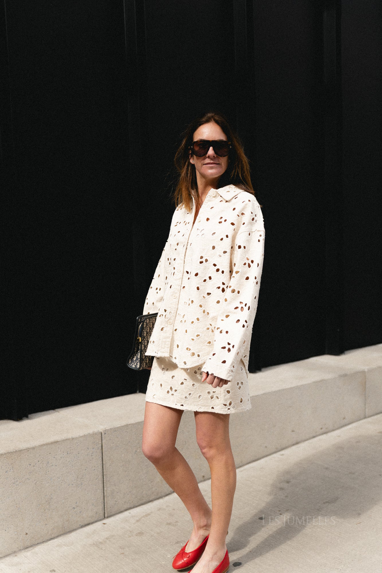 Anisha denim shirt natural beige