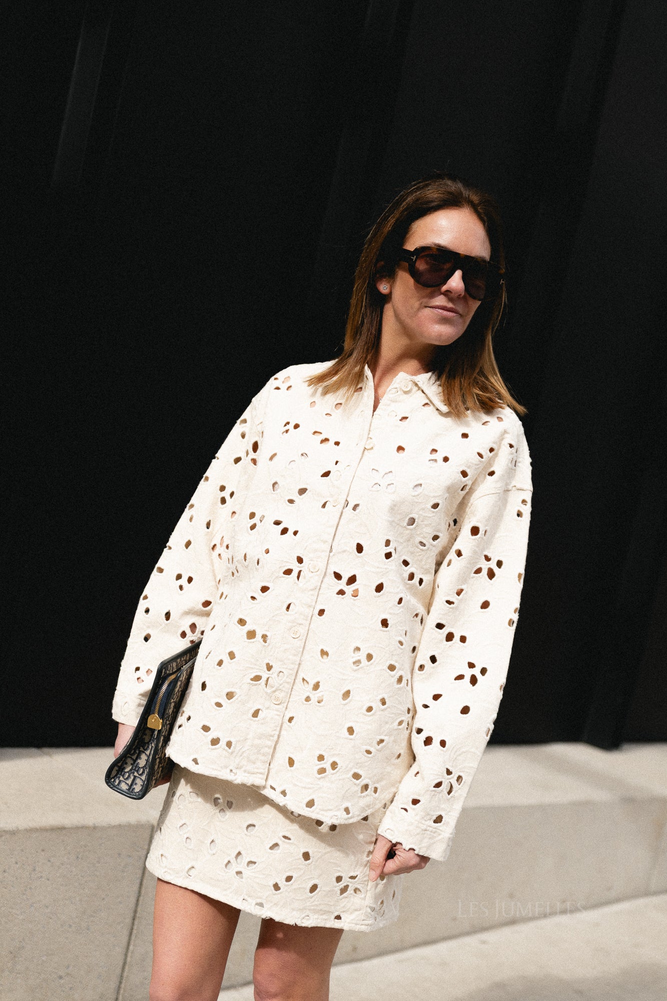 Anisha denim shirt natural beige