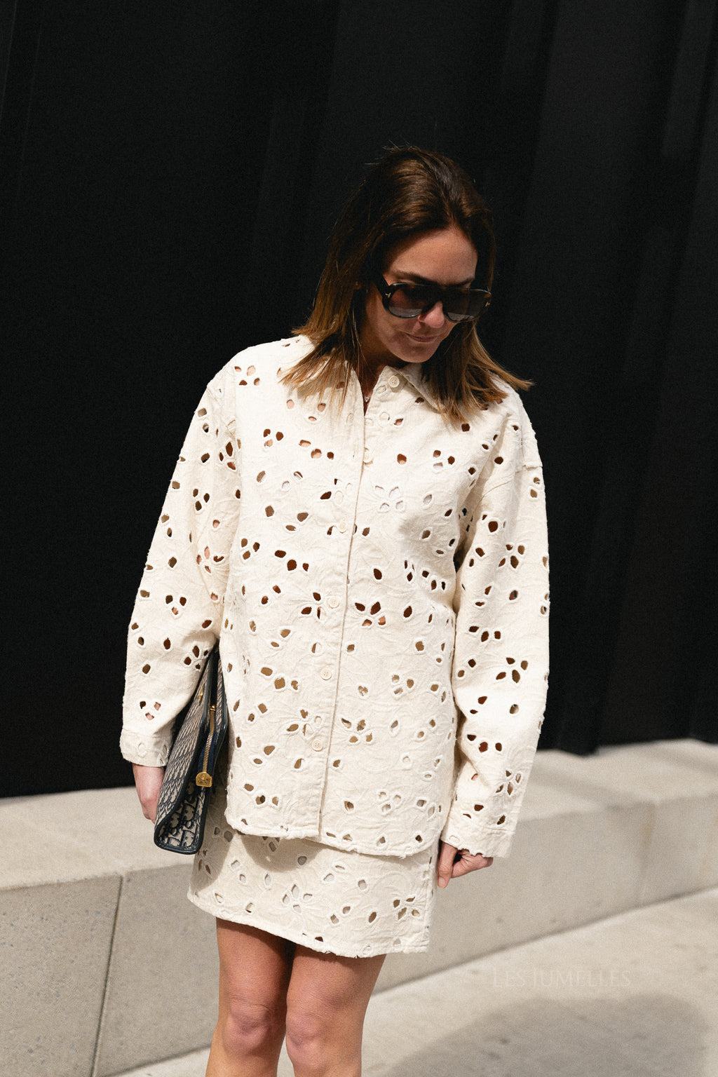 Anisha denim shirt natural beige