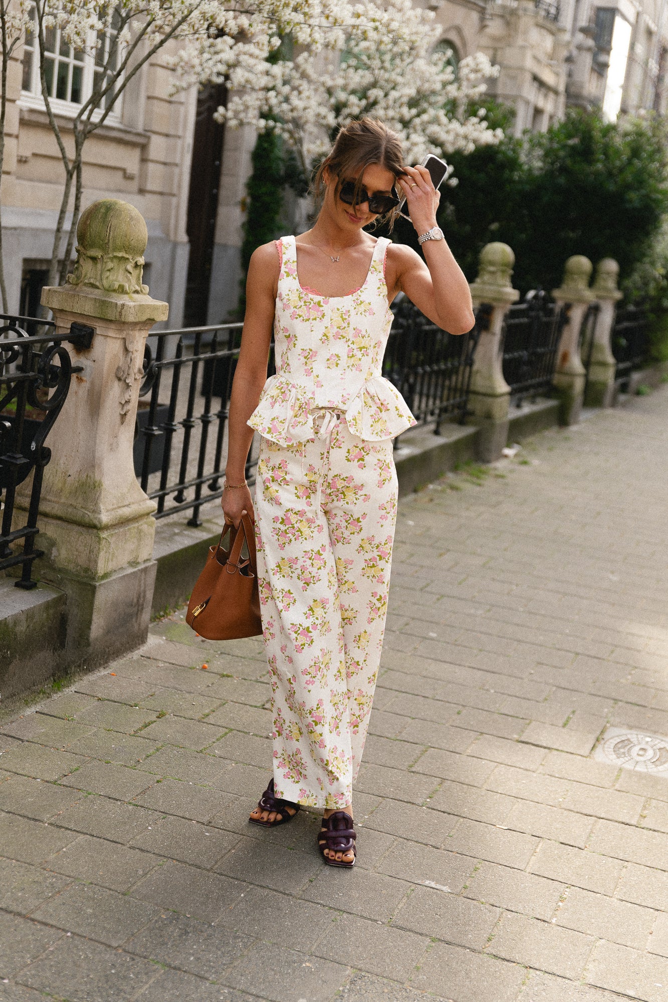 Liberty top floral print