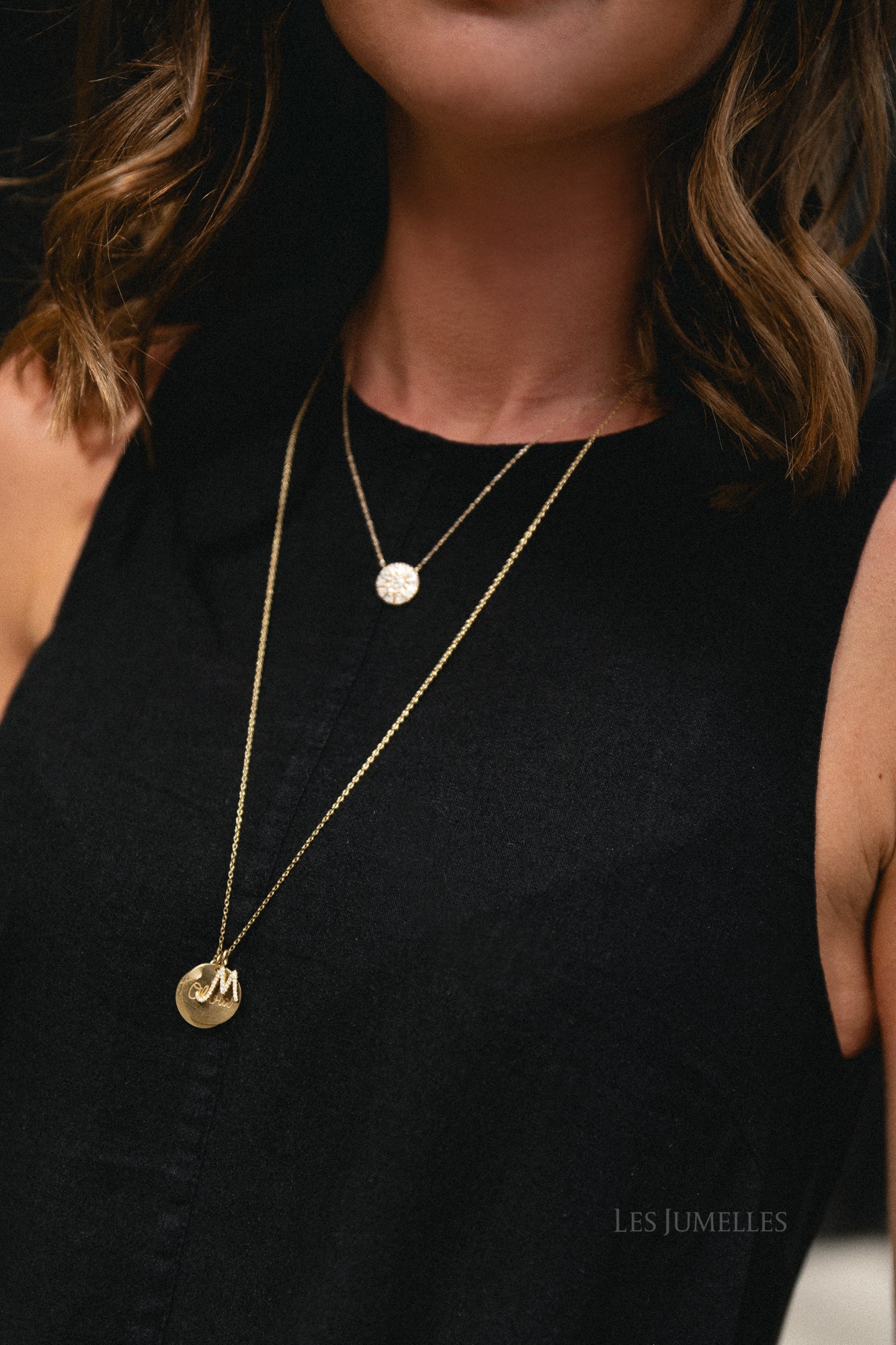 SLFLuisa relaxed linen blend dress black