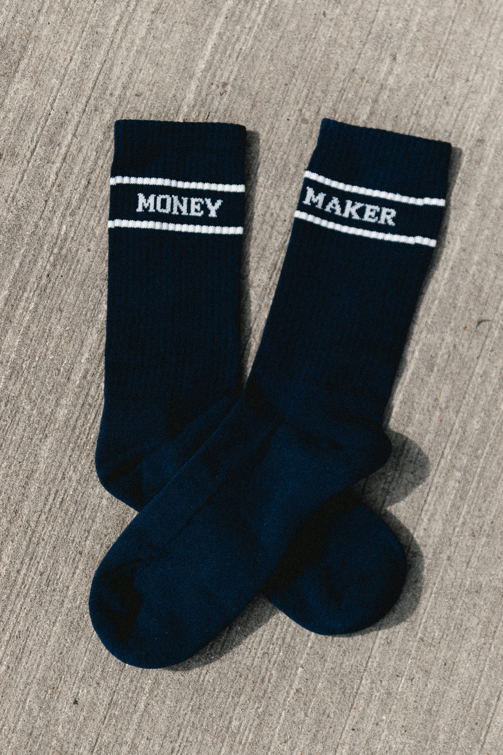 Money Maker socks navy/ecru
